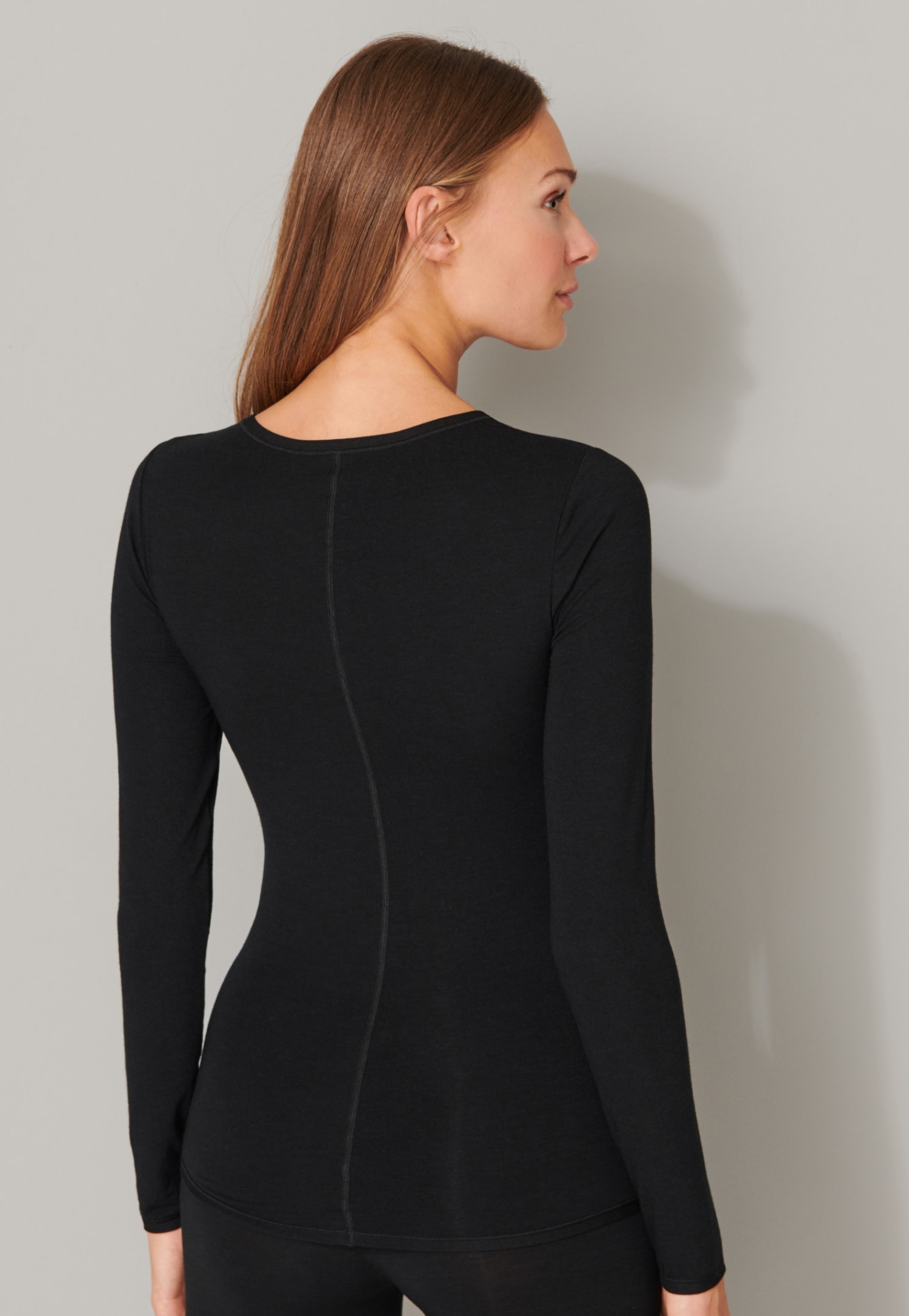 Schiesser Langarmshirt »"Personal Fit"«, mit flachen Seitennähten für höchsten Tragekomfort
