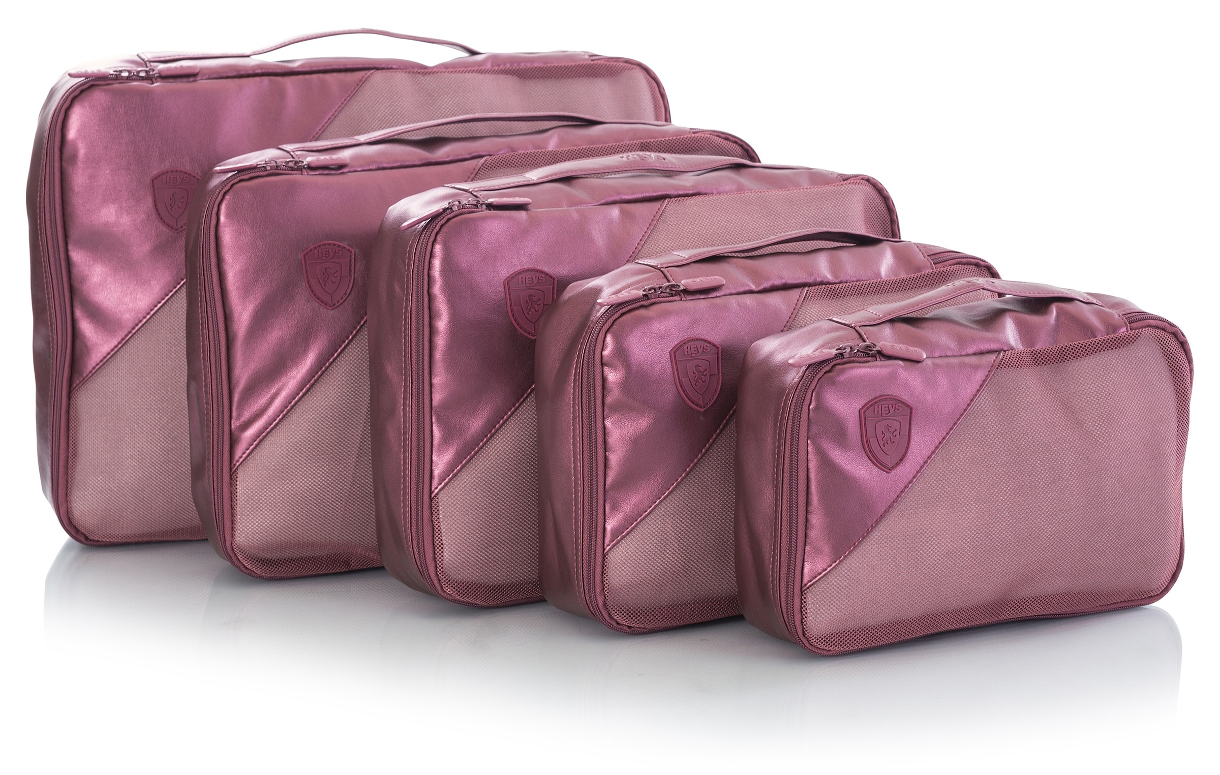 Kofferorganizer »Metallic-Packing Cube«, (Set, 5 tlg., Packtaschenset), Reiseorganizer...