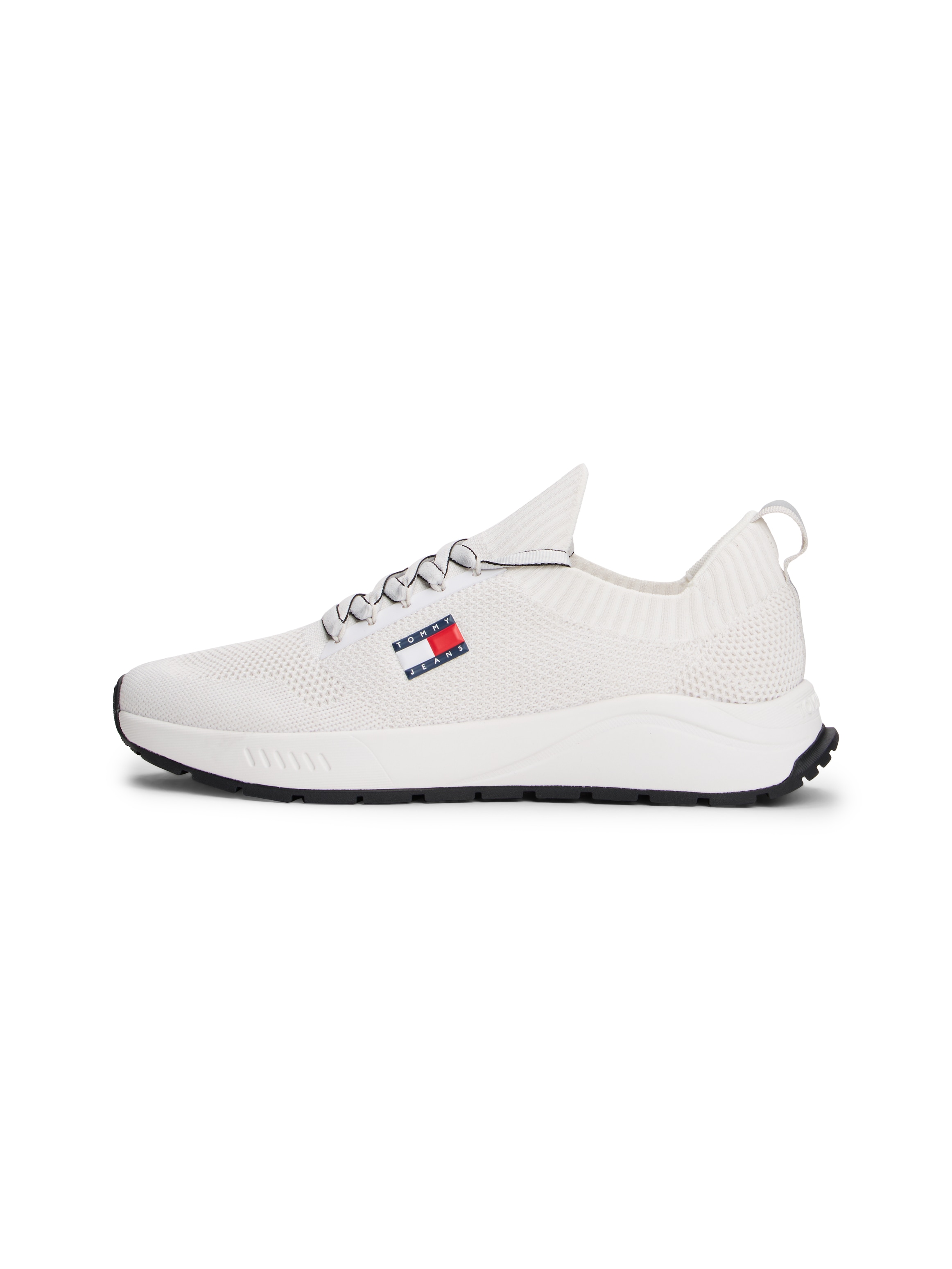 Tommy Jeans Slip-On Sneaker »TJM RUNNER KNITTED«, Slipper, Freizeitschuh, Schlupfschuh mit sockenähnlichem Einstieg
