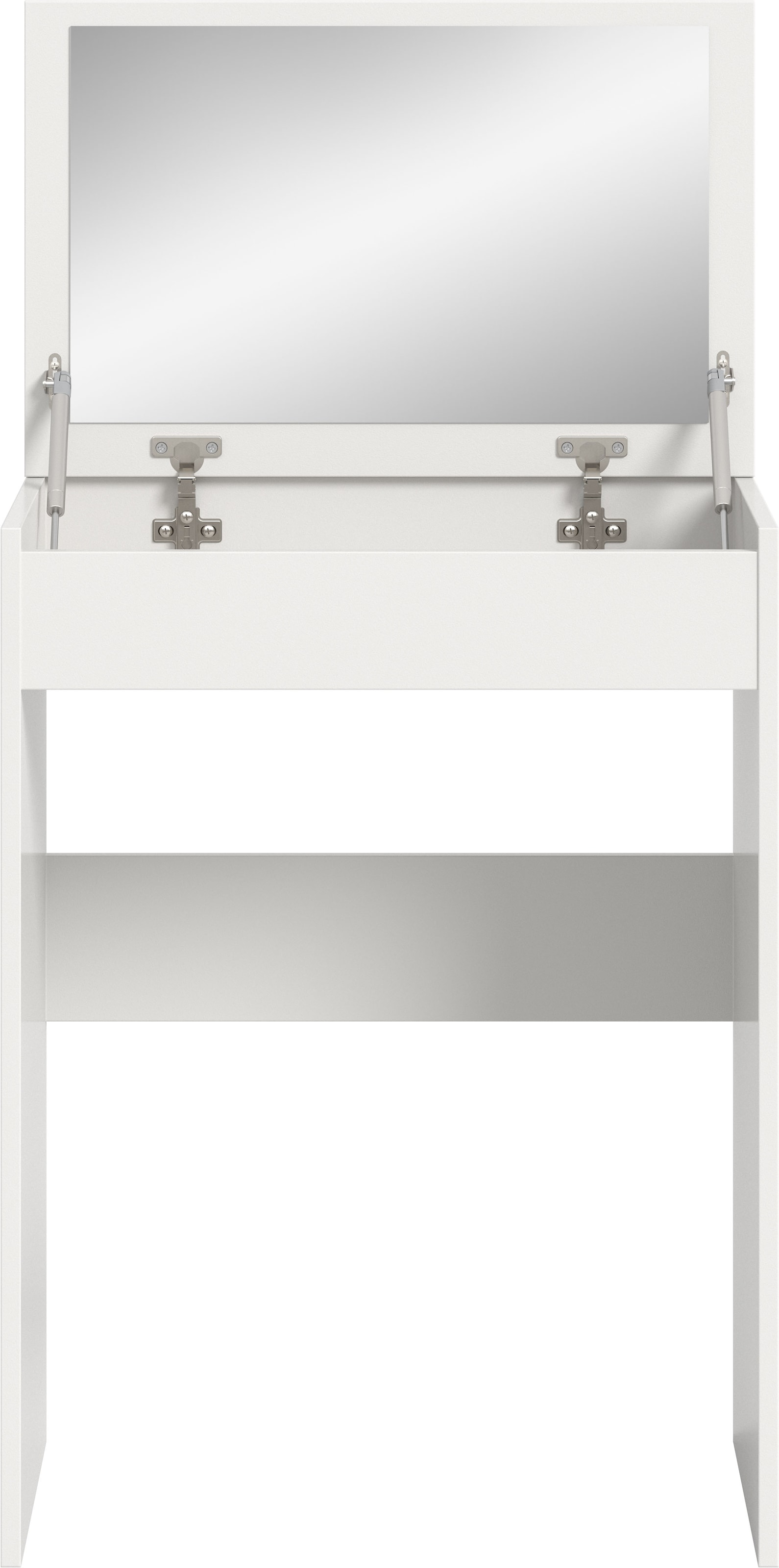welltime Schminktisch »MIRA, Breite 62cm, aufklappbar mit Innenspiegel & Stauraumfach« Kosmetiktisch, Frieserkommode, Schreibtisch, Home-Office-Schreibtisch