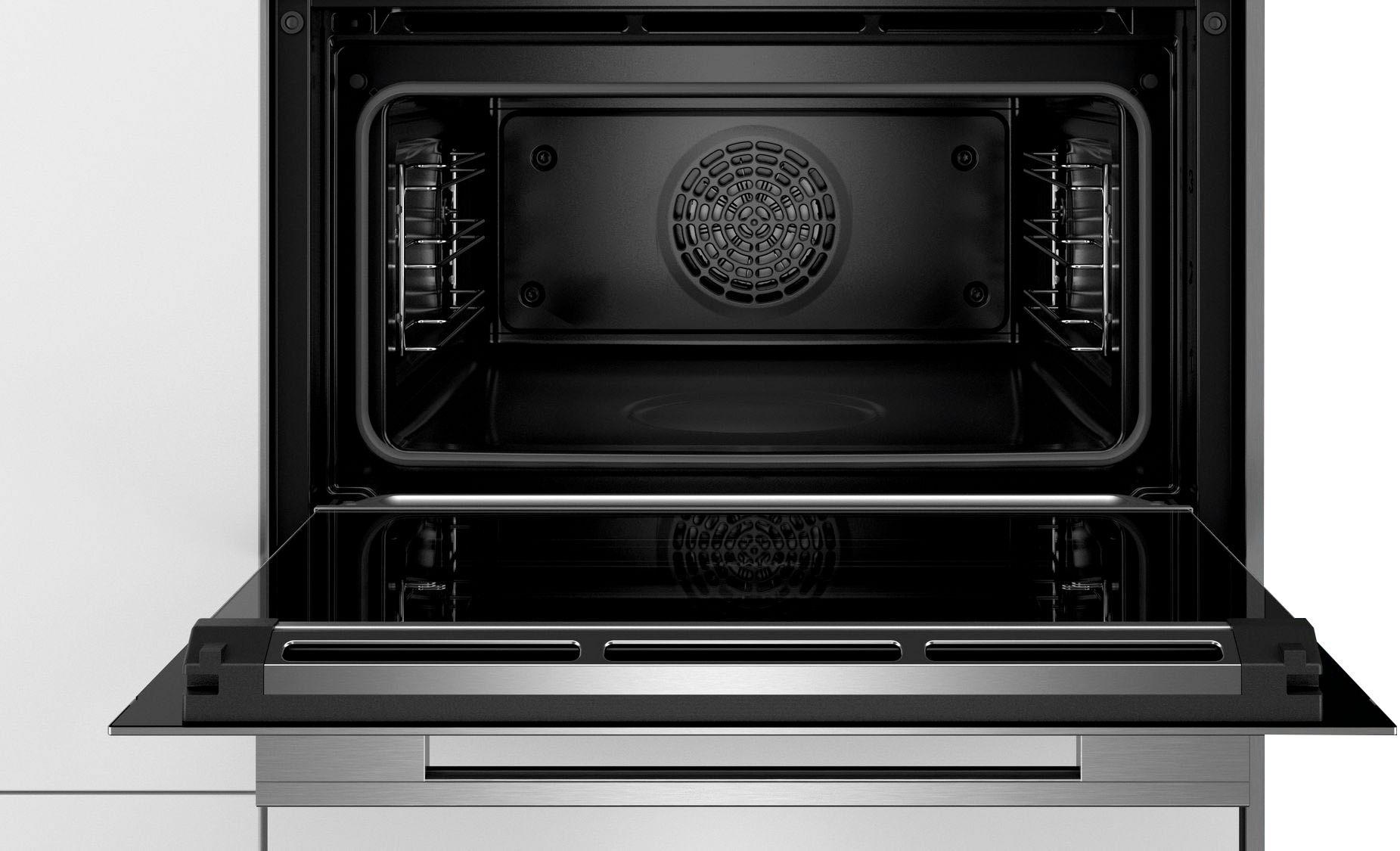 8. Bild von SIEMENS Dampfbackofen iQ700 »CS636GBS2«, mit Teleskopauszug nachrüstbar
