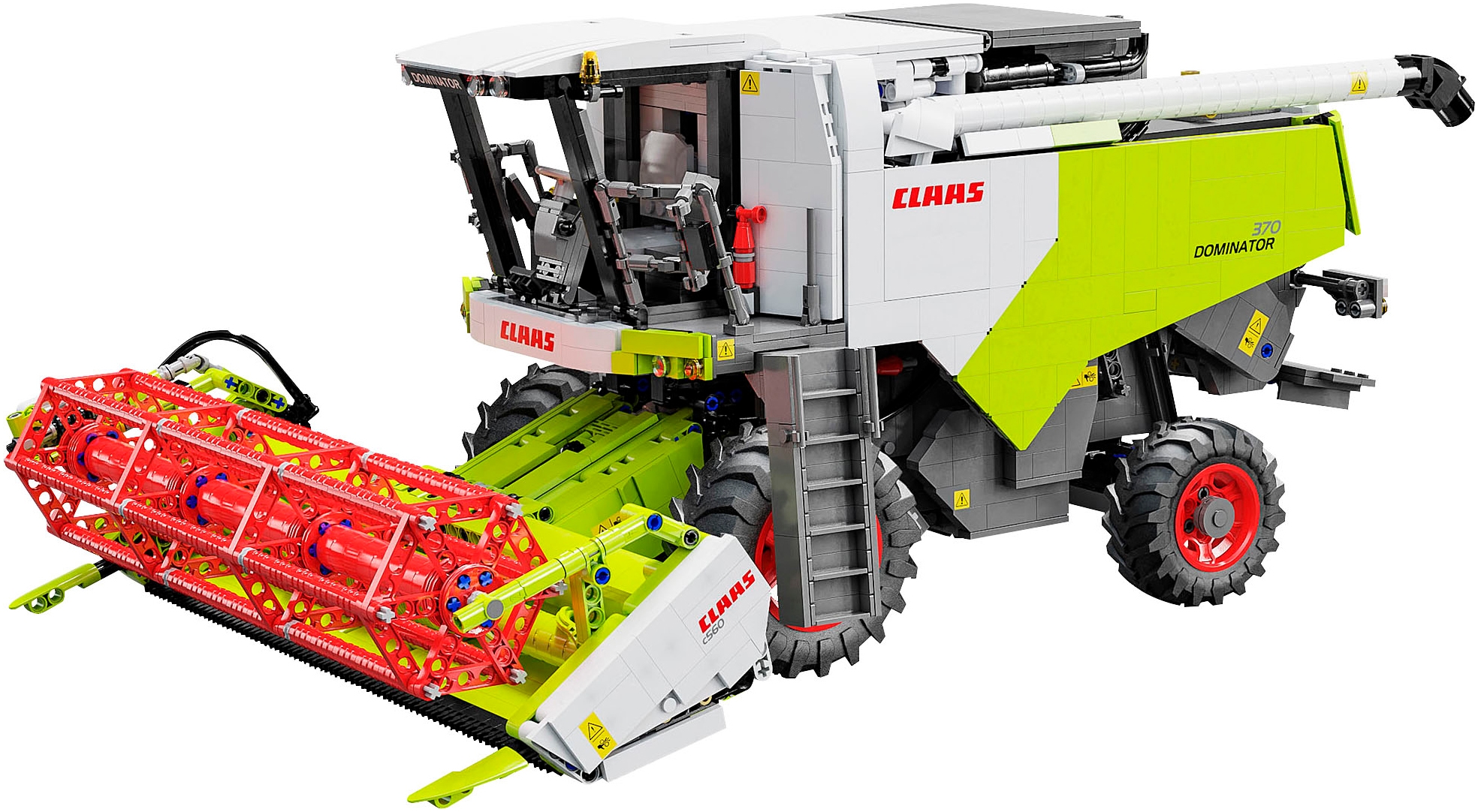 Jamara RC-Auto »CaDA, Claas Dominator 370 1:18 2,4GHz Bricks«, (4567 tlg.)