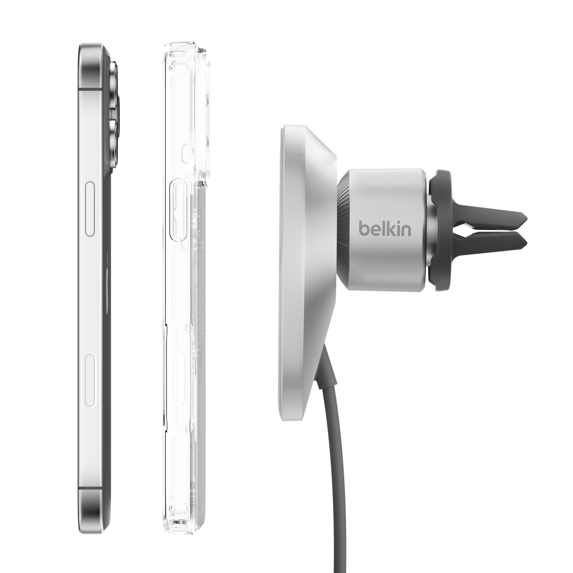 Belkin Wireless Charger »BoostCharge Magnetisches Kfz-Ladegerät Qi2, ohne Netzteil«