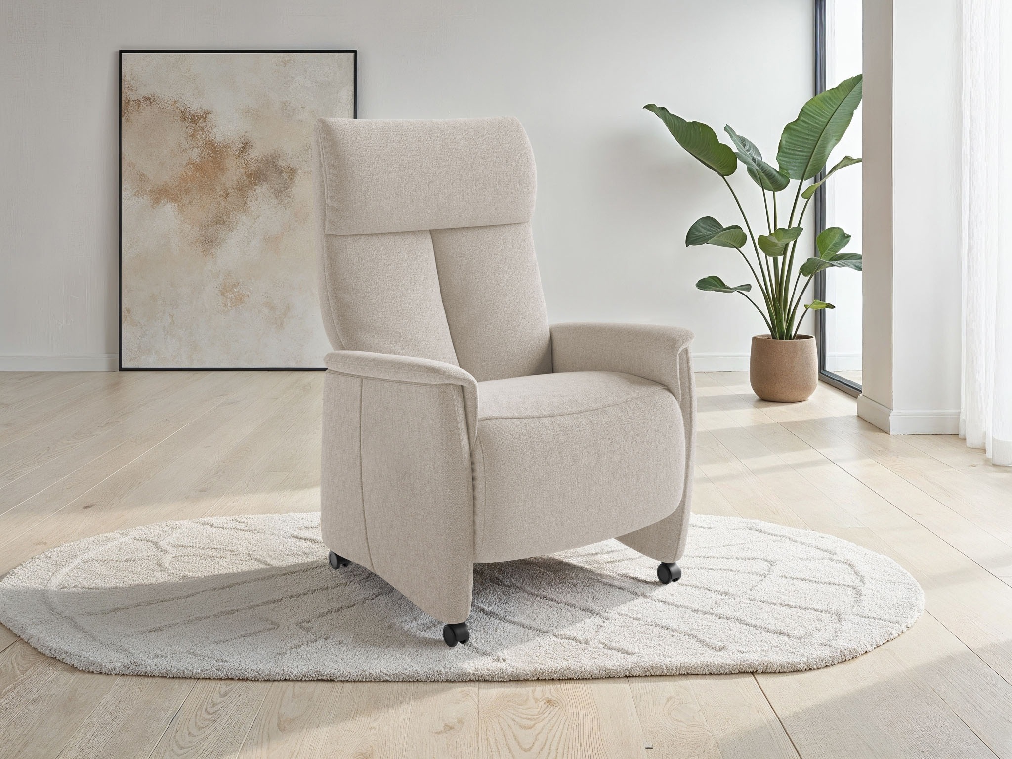 sit&more TV-Sessel »Cremona Comfort« wahlweise manuell oder elektrischer Funktion mit Akku