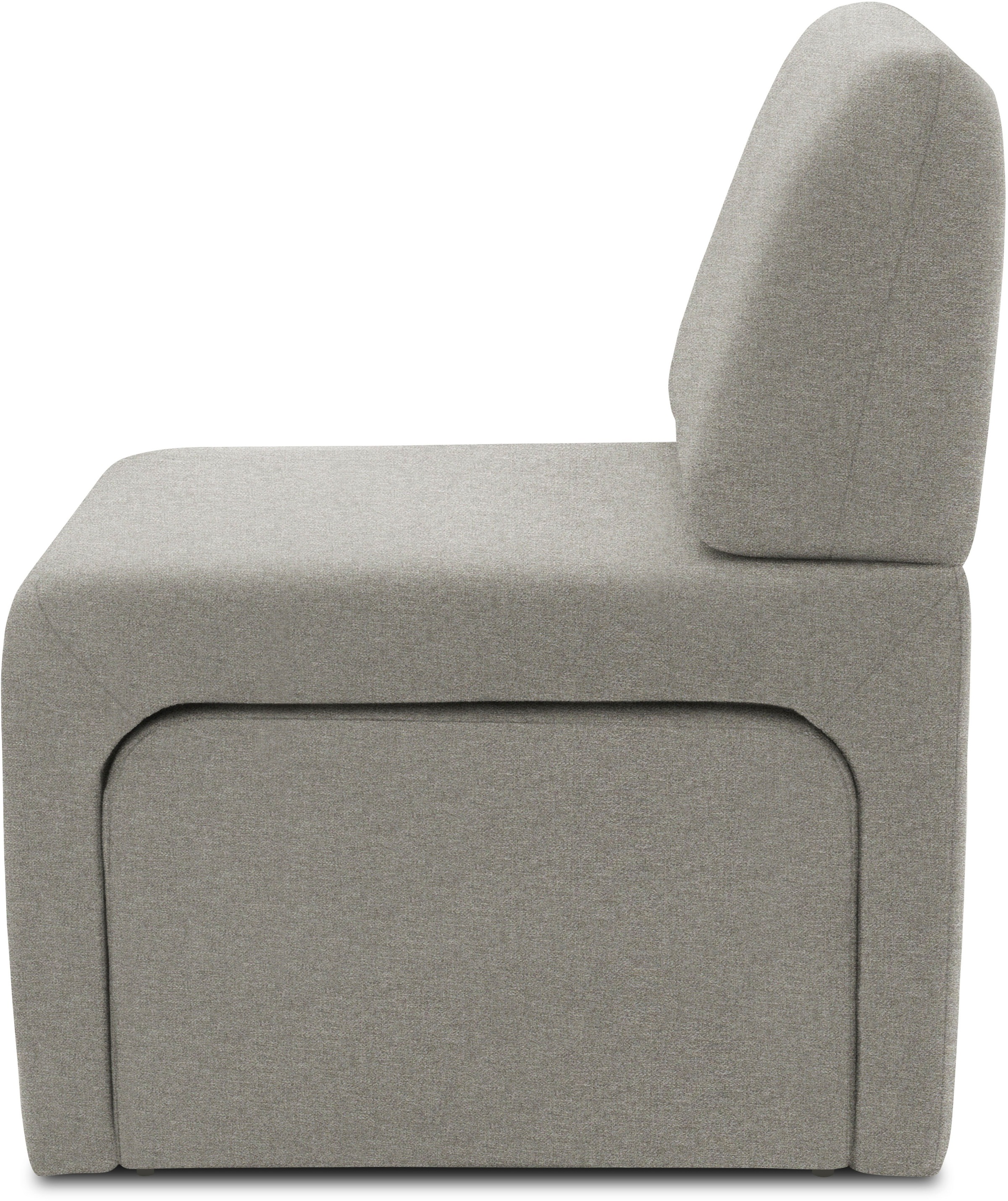 DOMO collection Sessel »mit Hocker 700017 ideal für kleine Räume, platzsparend, bequem«, Hocker unter dem Sessel verstaubar, lieferbar in nur 2 Wochen