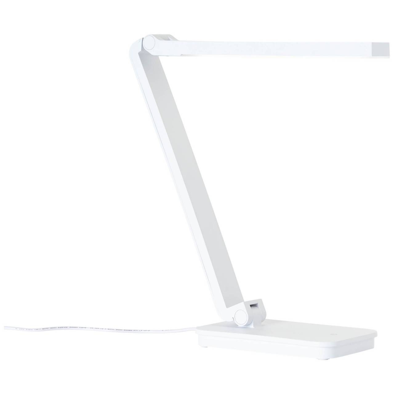 Brilliant LED Tischleuchte »Tori«, 1 flammig-flammig, 61cm Höhe,  Touchdimmer, 260 lm, kaltweiß, schwenkbar, Kunststoff, weiß auf Raten  kaufen