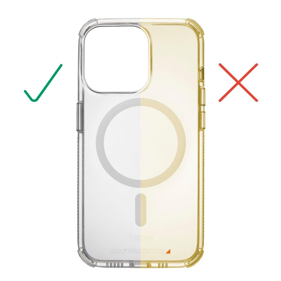 Hama Handyhülle »Handyhülle „Extreme Protect“ für iPhone 14 (für MagSafe, stoßfest)«, iPhone 14, Anti-Vergilbung