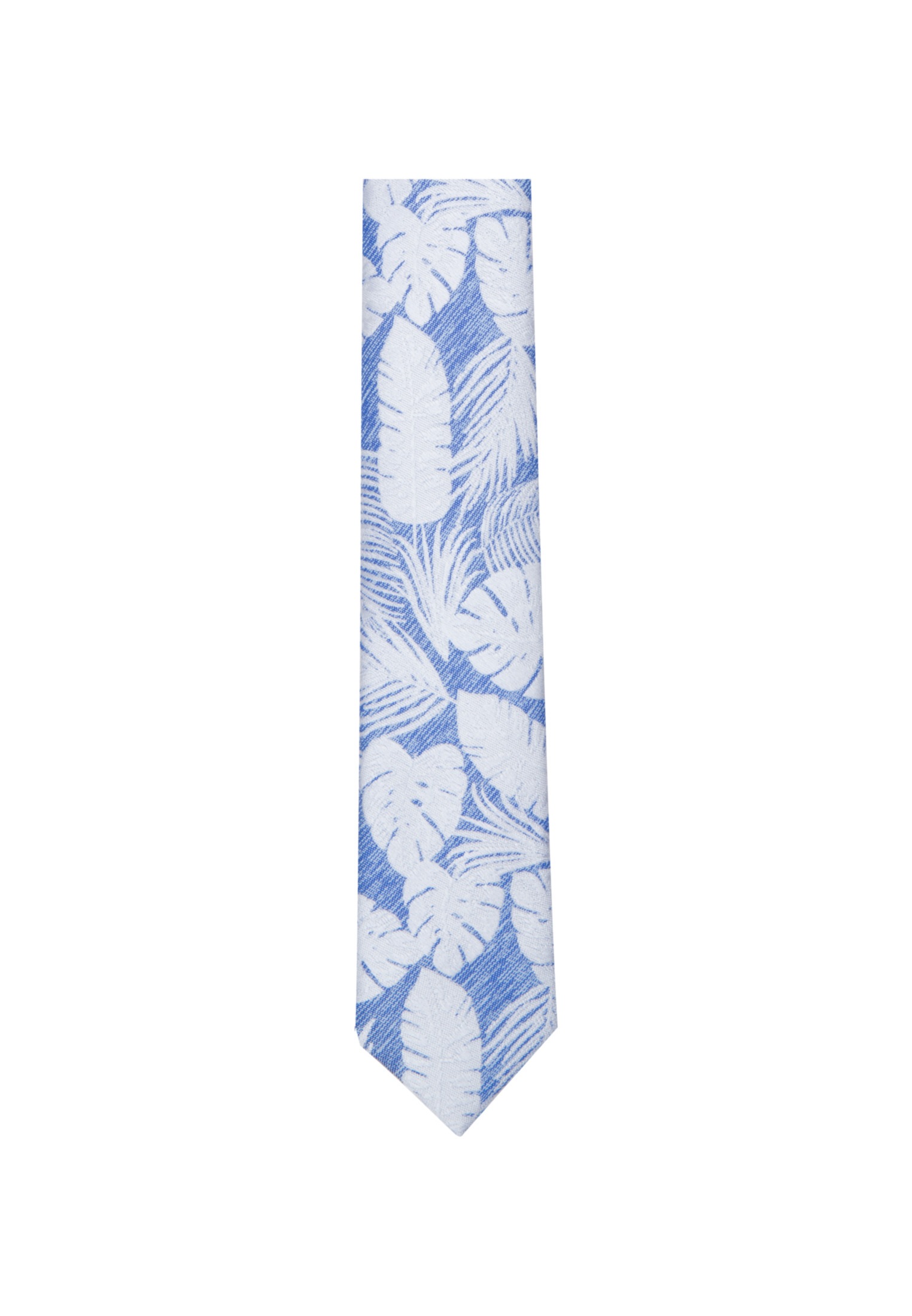 SEIDENSTICKER Krawatte »Slim« Schmal (5cm) Floral blau Passform: Schmal (5cm)