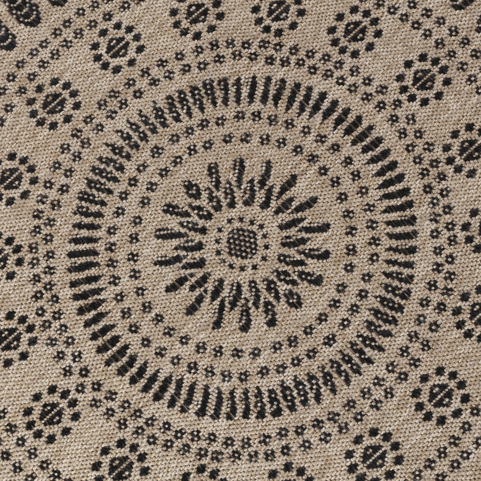 Livabliss Teppich »ILA«, rund, 8 mm Höhe, Teppich In- /Outdoor Boho Jute-Optik, Balkon, Terrasse, Garten, Rund