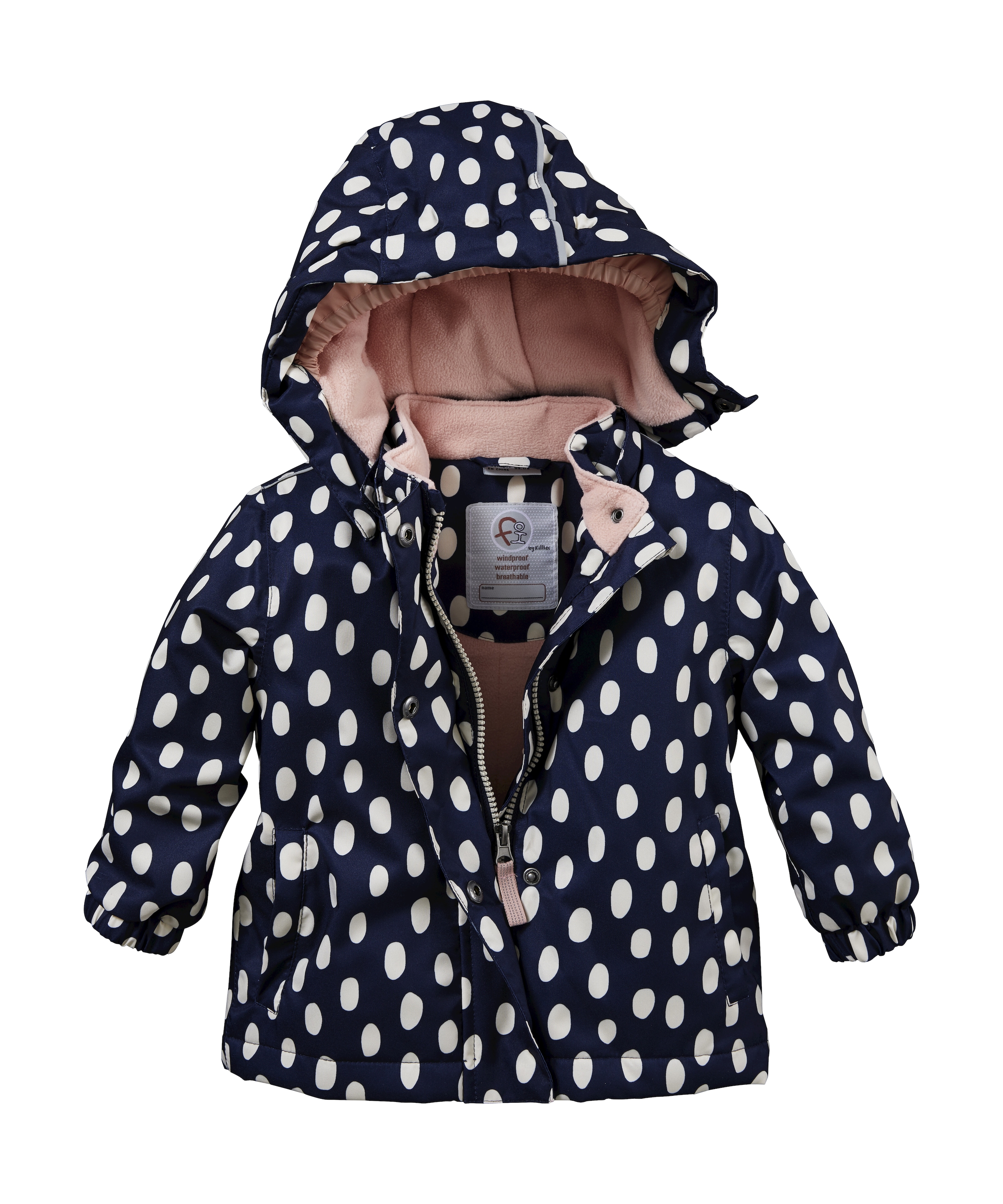 first instinct by killtec Outdoorjacke »FIOW 20 MNS JCKT«, Wasserdichte, atmungsaktive Kinderjacke mit reflektierenden Details