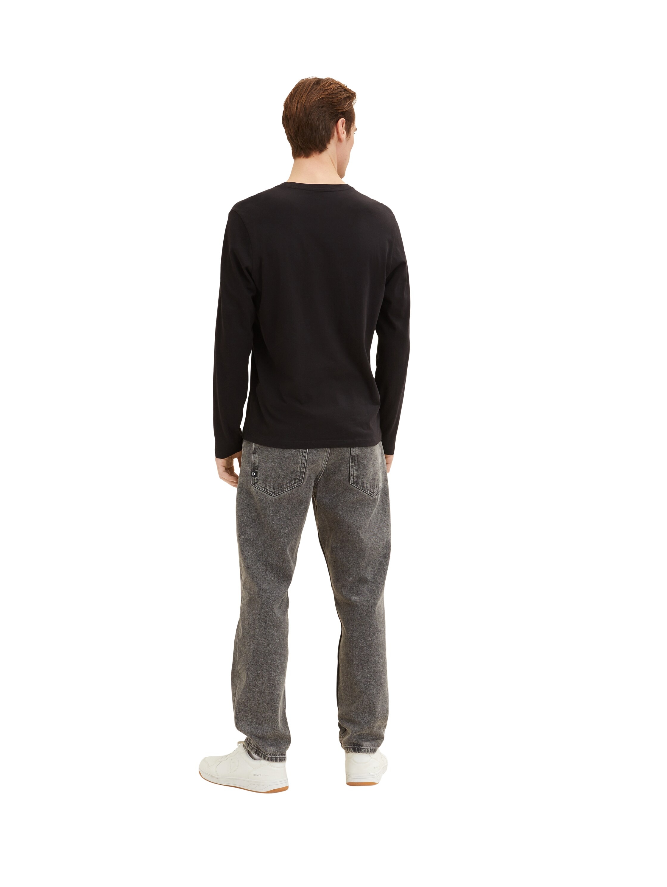 TOM TAILOR Langarmshirt, (Packung, 2 tlg.), mit Logo Print