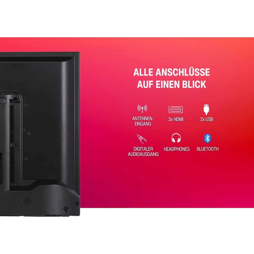 Telefunken LED-Fernseher »D43V950M2CWH«, 108 cm/43 Zoll, 4K Ultra HD, Smart-TV