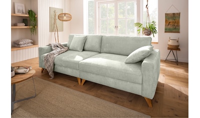 Home affaire Big-Sofa »Stanza«, incl. 2 Zierkissen und Keder, moderne Holzfüße, B/T/H: 254/113/89 cm kaufen Home affaire Big-Sofa »Stanza«, incl. 2 Zierkissen und Keder, moderne Holzfüße, B/T/H: 254/113/89 cm kaufen