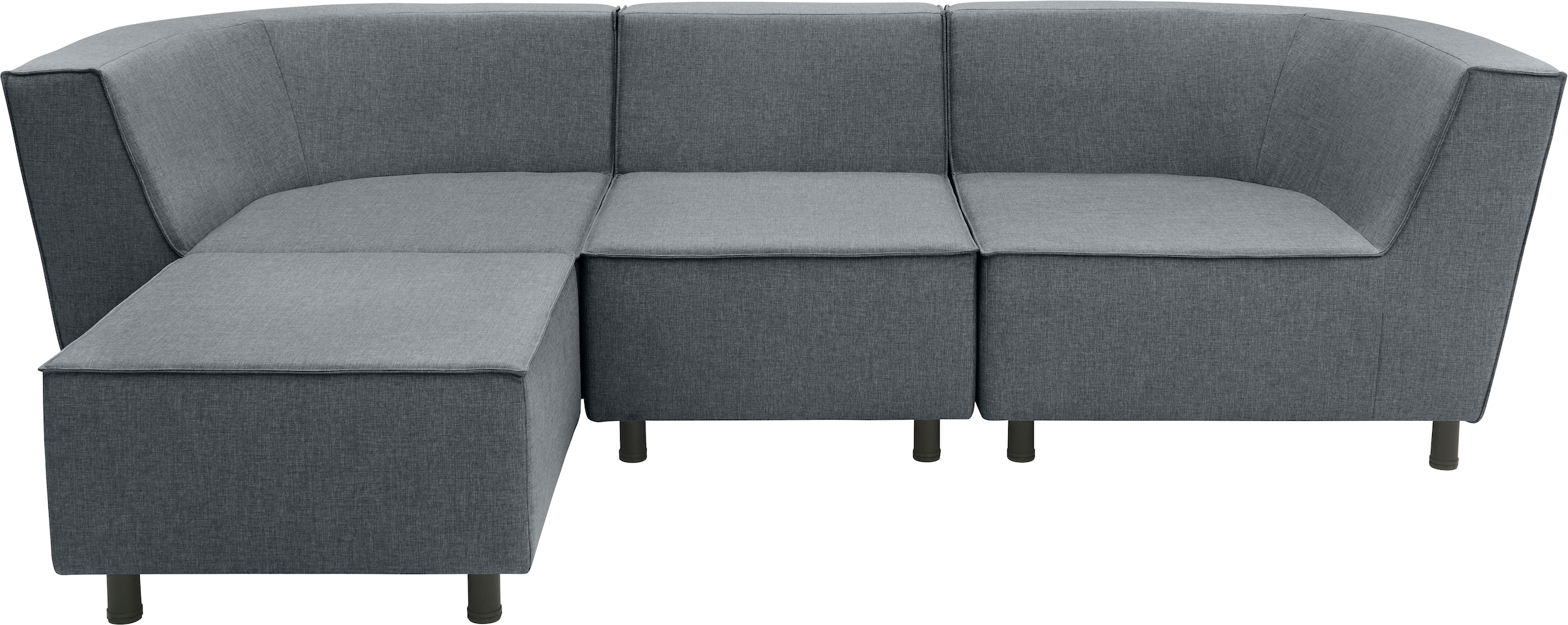 DOMO collection Ecksofa »Sonna, individuell zusammenstellbar L-Form«, Gartenlounge-Set oder Einzelelemente, Outdoor