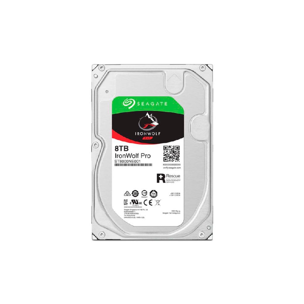 Seagate interne HDD-Festplatte »Ironwolf PRO NAS HDD 8TB SATA«, 3,5 Zoll