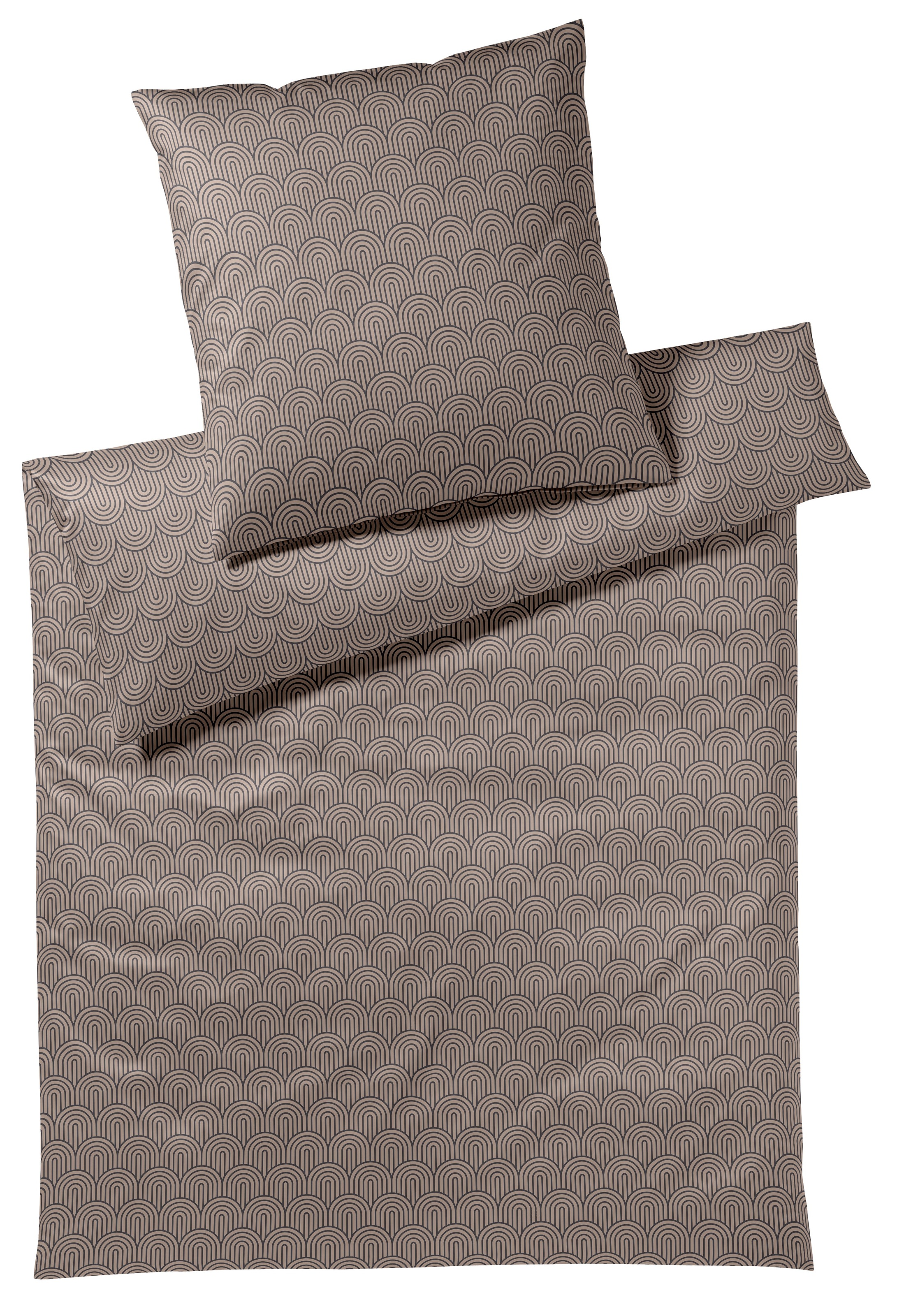 Elegante Bettwäsche »Maison Arcs« 2 Stk. tlg. angenehmes Hautgefühl günstig online kaufen