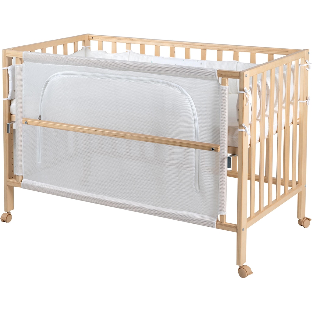 roba® Babybett »Room Bed, safe asleep®, Sternenzauber natur«, (4 tlg.)