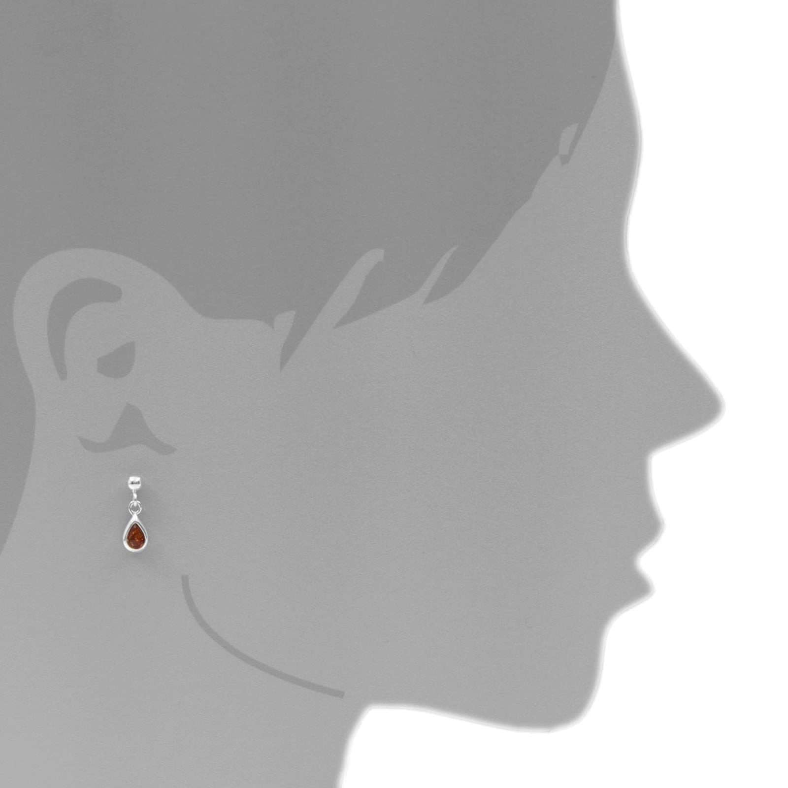 OSTSEE-SCHMUCK Paar Ohrhänger »Ostsee-Schmuck Ohrhänger Classic 6 x 4 mm«