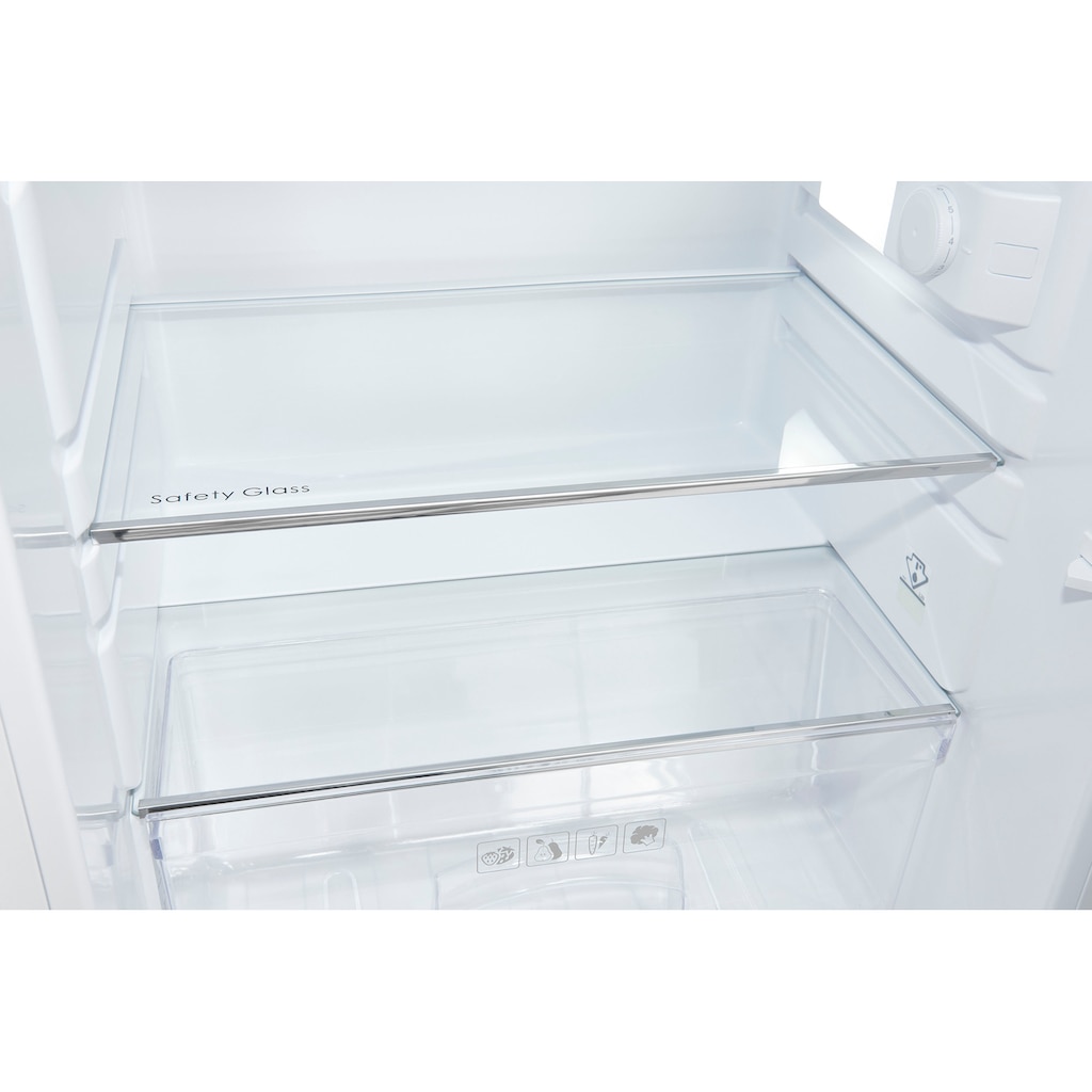 exquisit Kühlschrank »KS16-4-HE-040D«, KS16-4-HE-040D weiss, 85 cm hoch, 55 cm breit