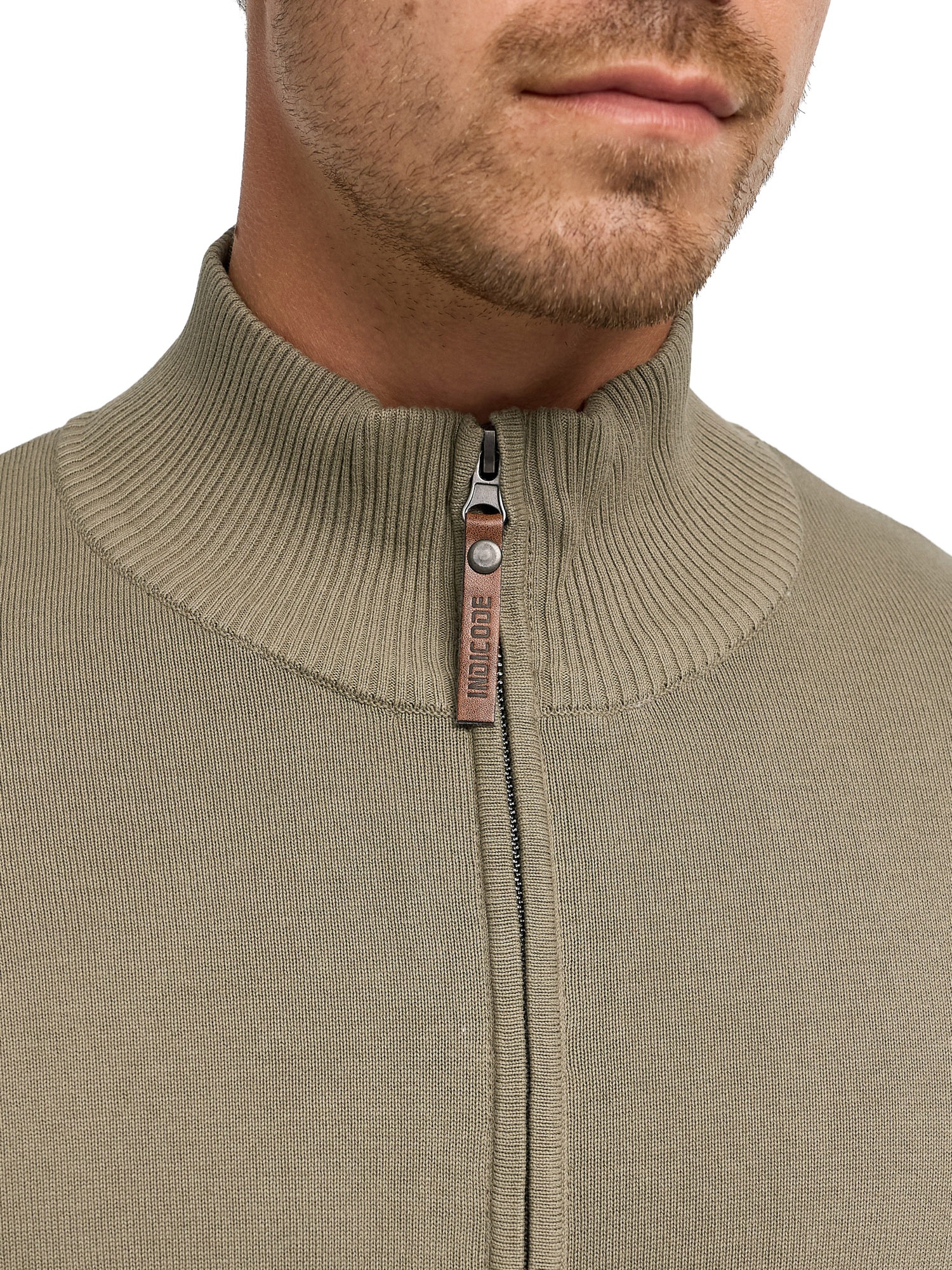 Indicode Strickjacke »INArkmill cardigan« Baumwolle, regular fit