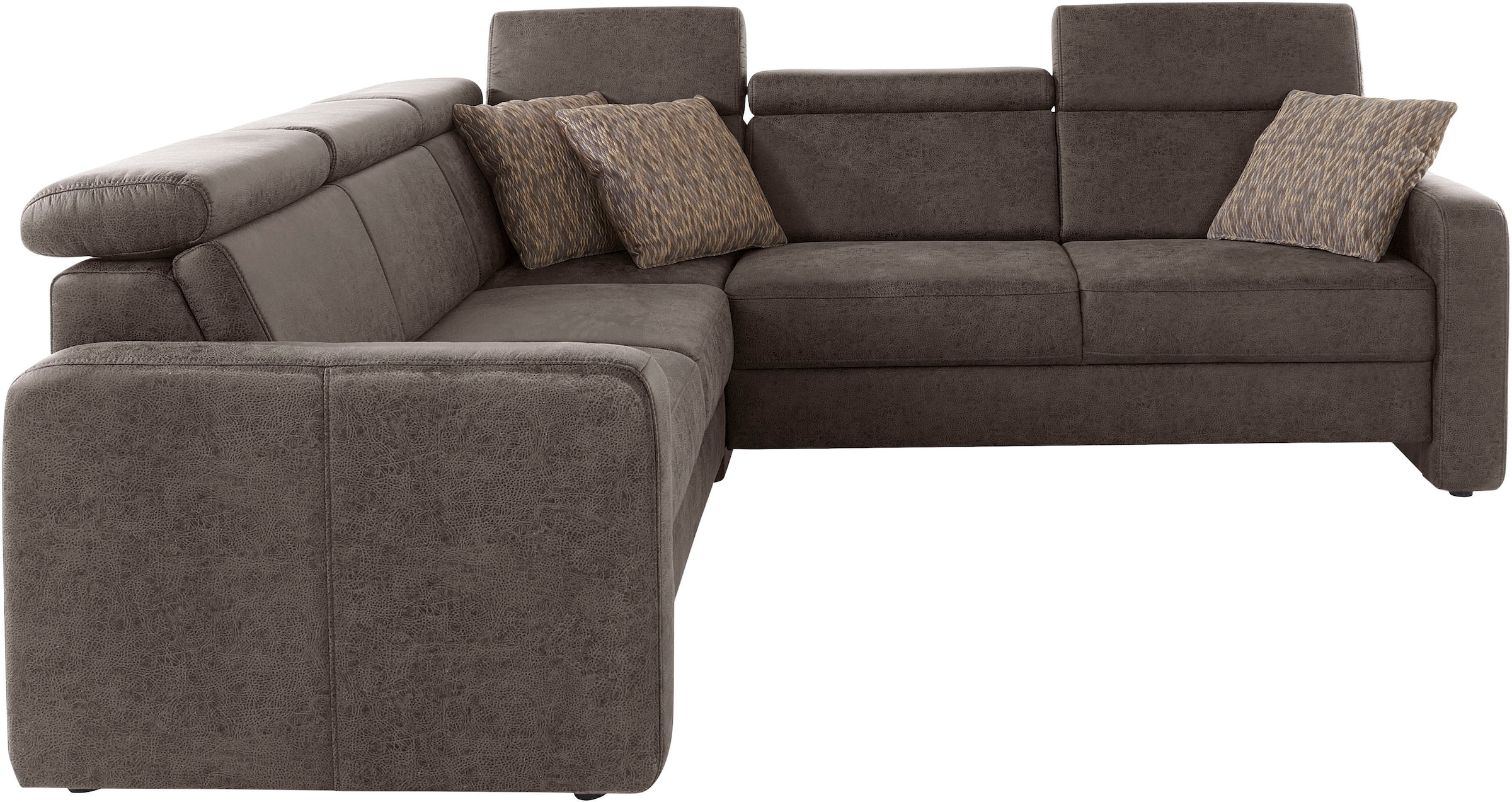 sit&more Ecksofa »Bologna L-Form« Kopfteilverstellung, wahlweise mit Bettfu günstig online kaufen