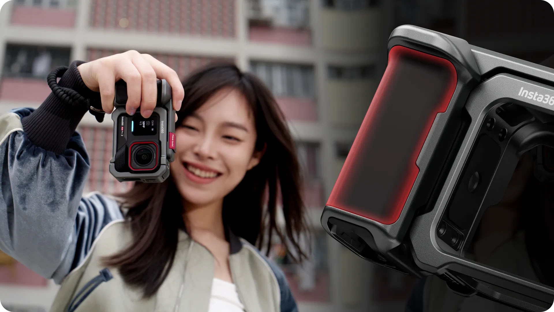 Insta360 Action Cam-Halterung »Ace Pro 2/Ace Pro Xplorer Grip-Kit«