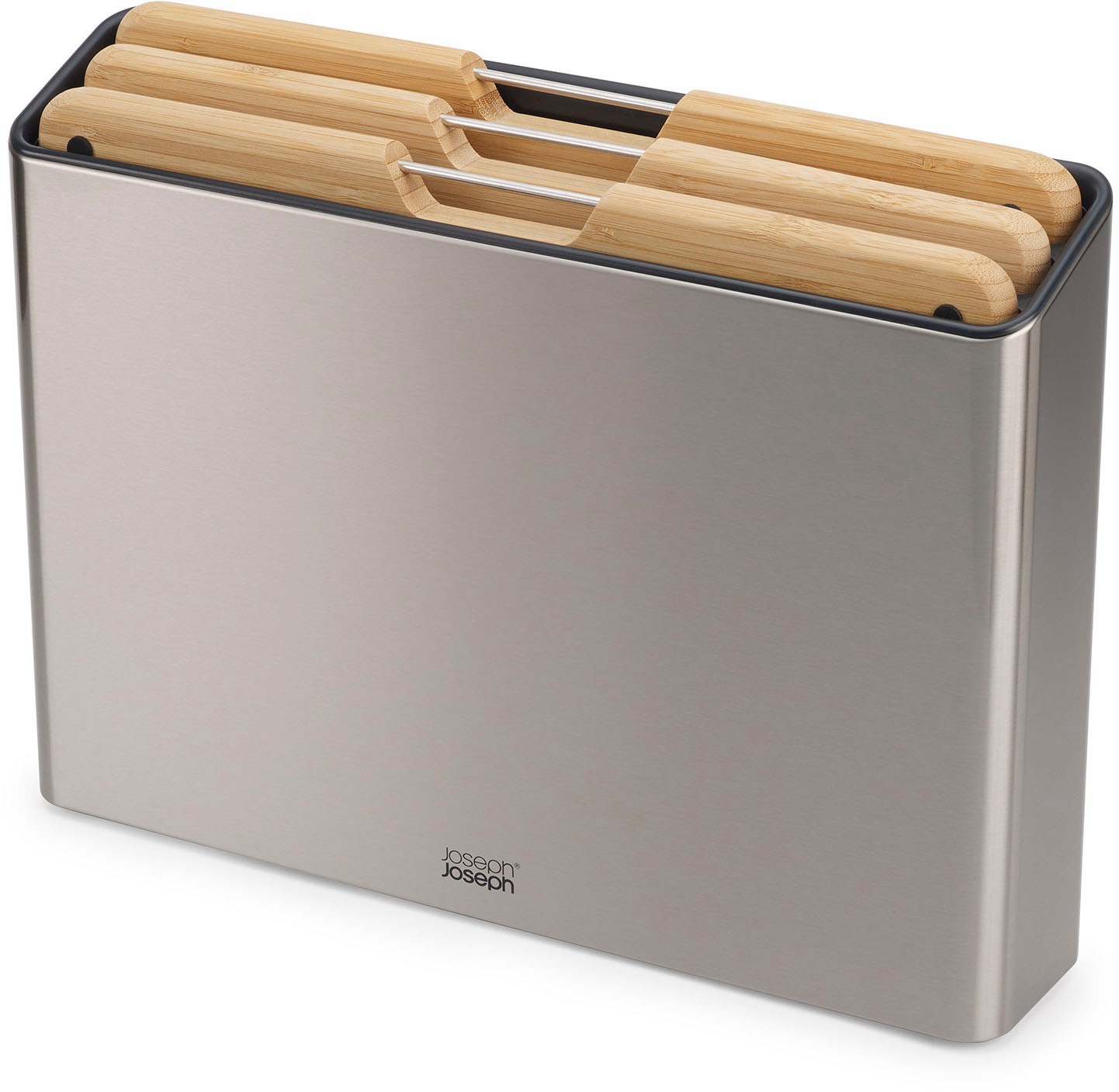 Joseph Joseph Schneidebrett »Folio Steel Bamboo« doppelseitig, rutschfest, günstig online kaufen