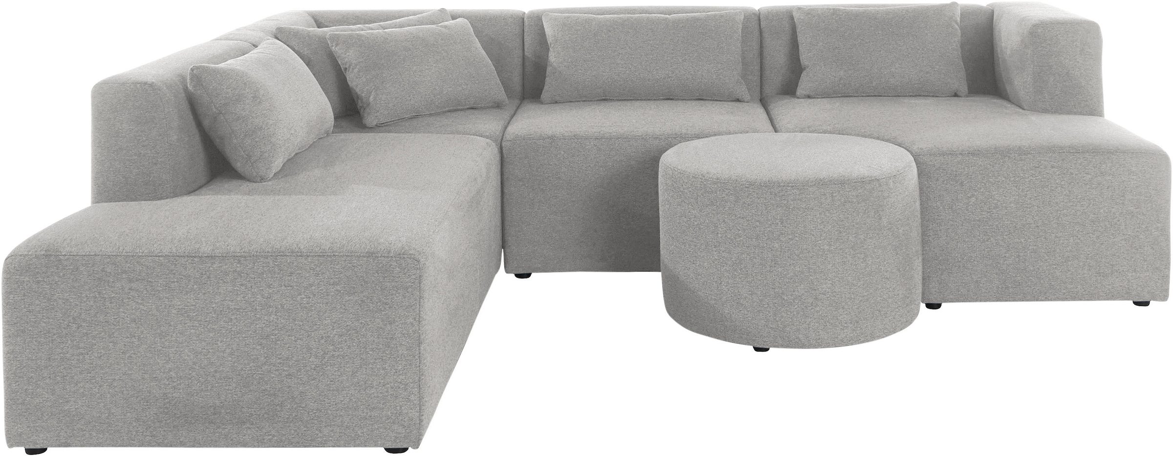 Leonique Ecksofa »Alexane L-Form«, zusammengesetzt aus Modulen, in vielen Bezugsqualitäten und Farben.