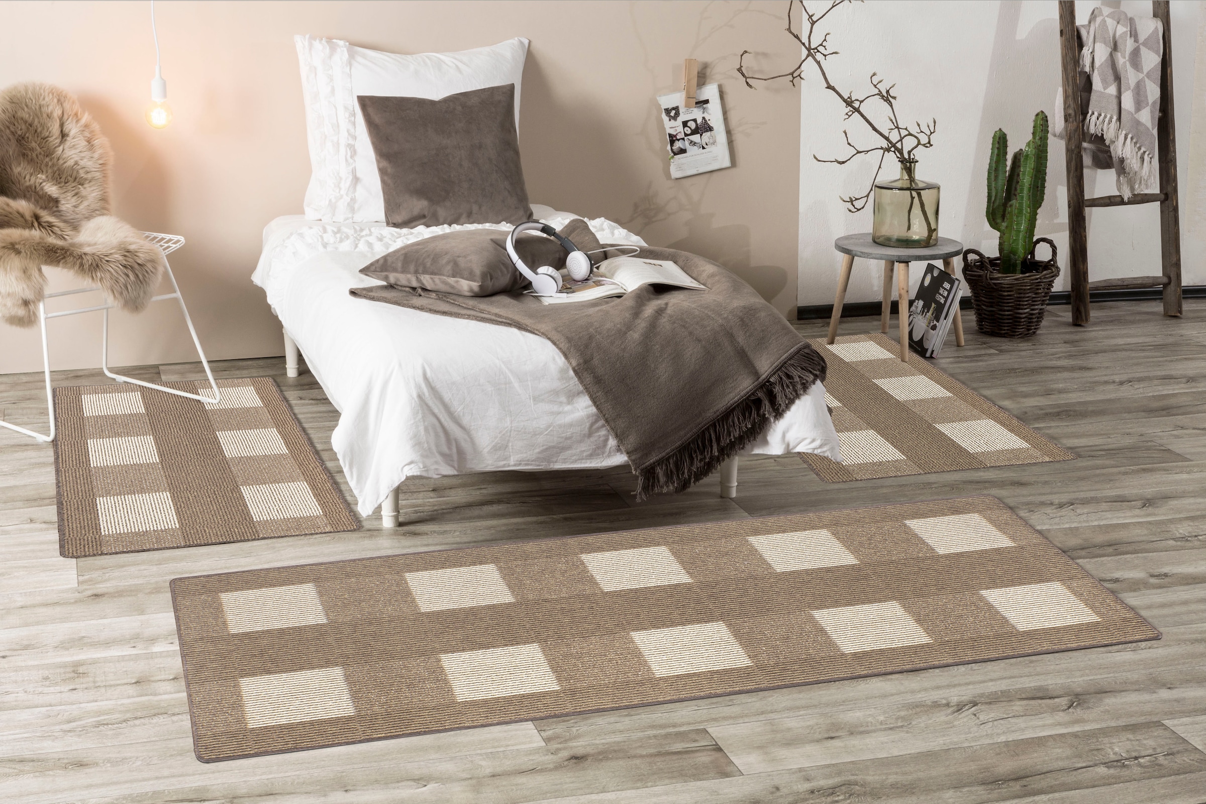 Andiamo Bettumrandung »Dijon, Made in Netherlands«, (3 tlg.), modernes Desi günstig online kaufen