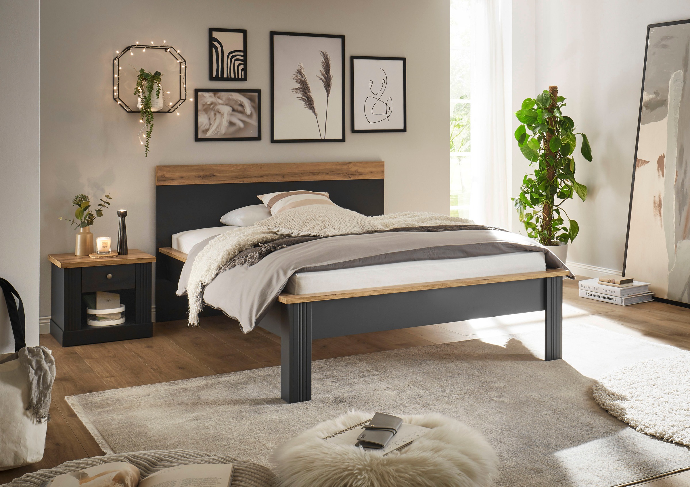 Home affaire Schlafzimmer-Set »Westminster«, Bett Breite Liegefläche 90 ode günstig online kaufen