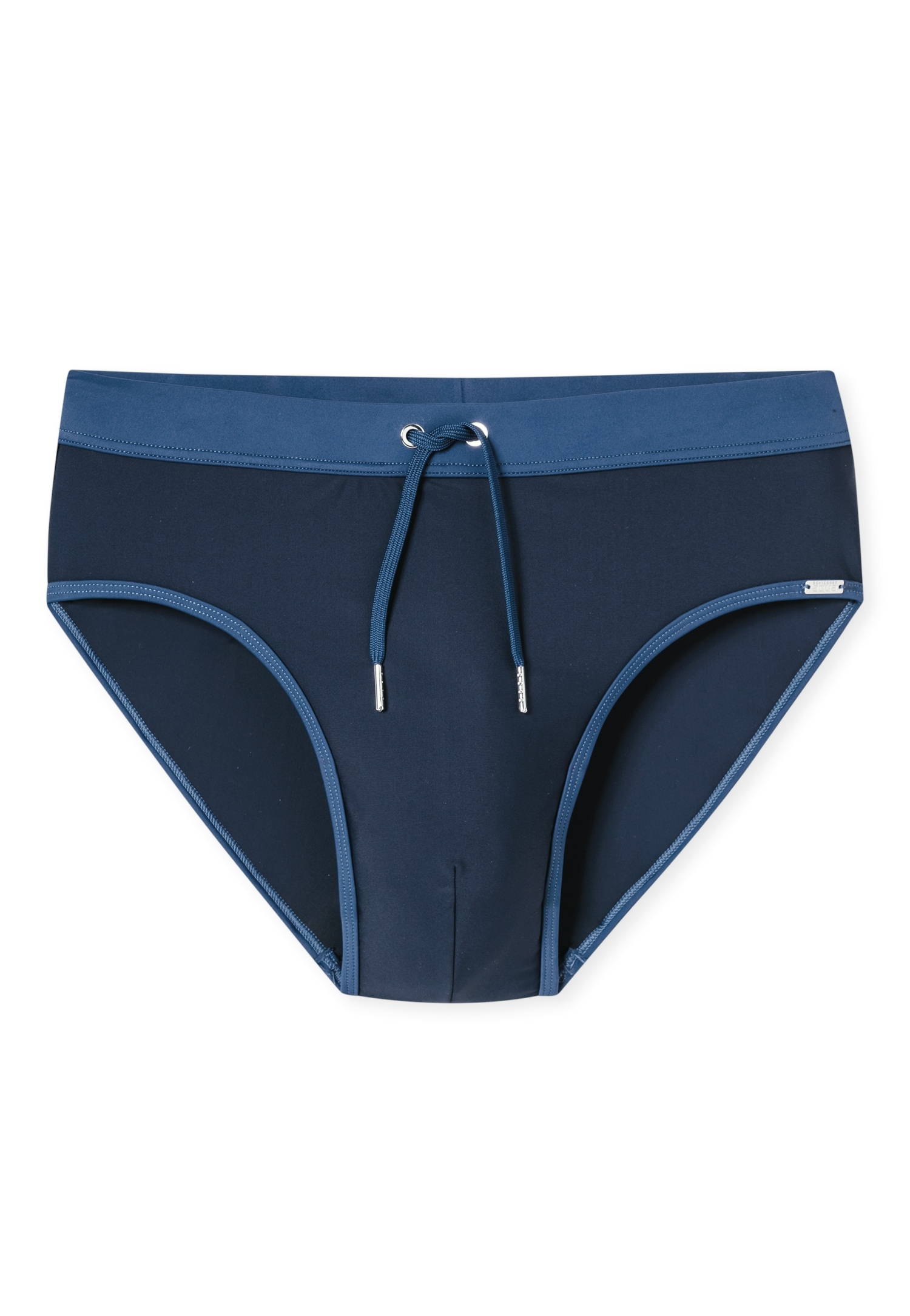 Schiesser Badeslip »Aqua« kontrastfarbener Bund mit Kordel