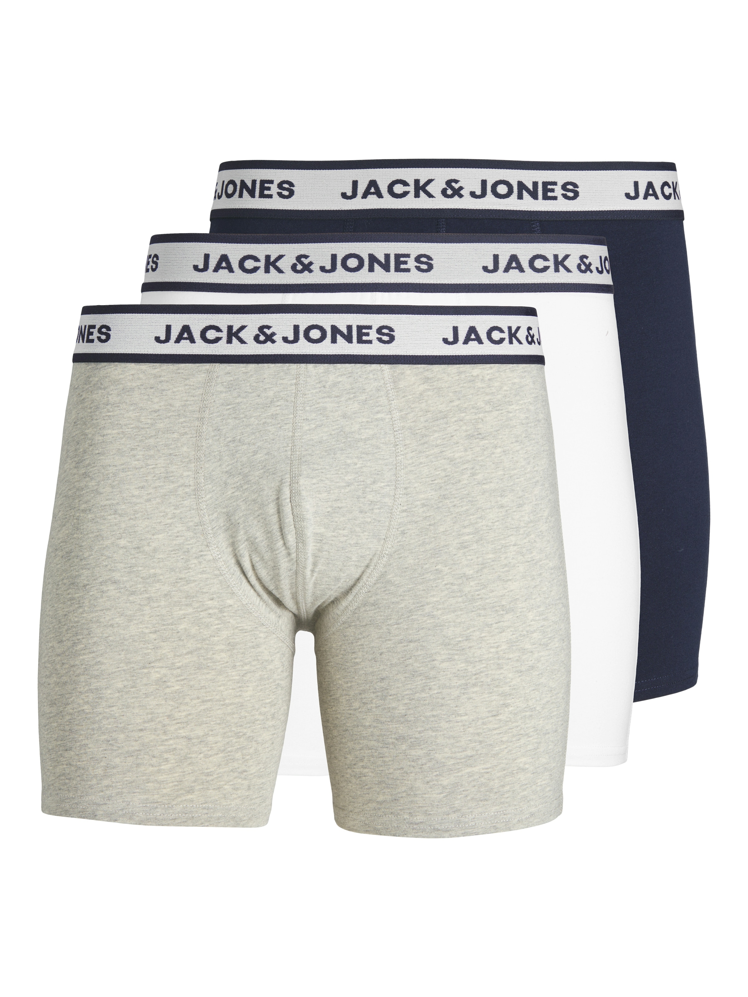 Jack & Jones PlusSize Boxershorts »JACSOLID BOXER BRIEFS 3 PACK PLS NOOS«, (Packung, 3 St.)