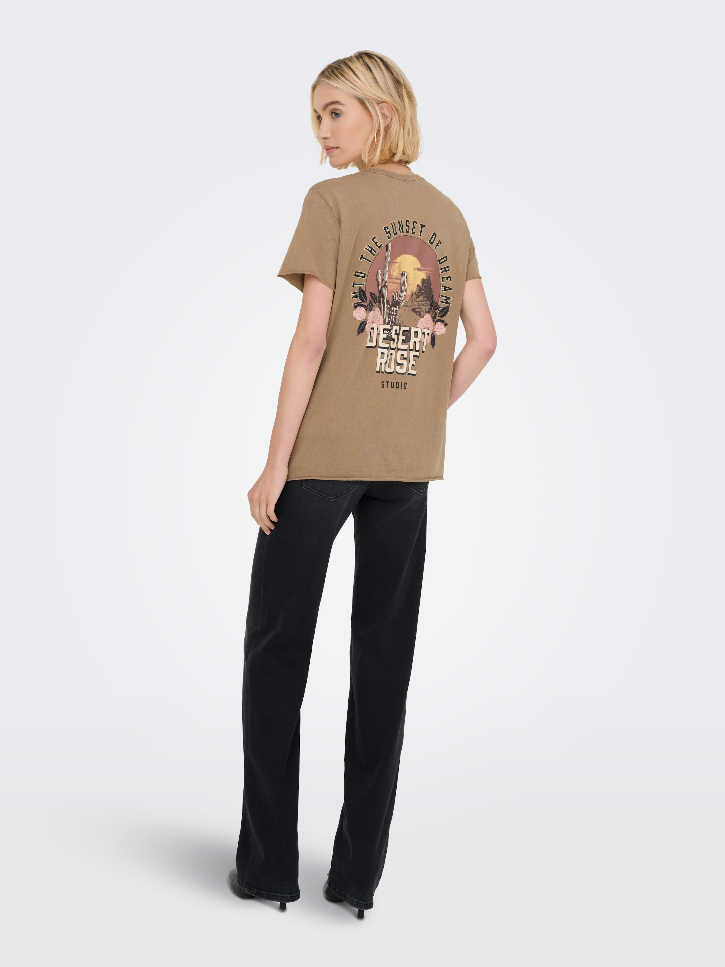 ONLY Rundhalsshirt »ONLLUCY REG S/S TOP JRS NOOS« unterschiedlich bedruckt