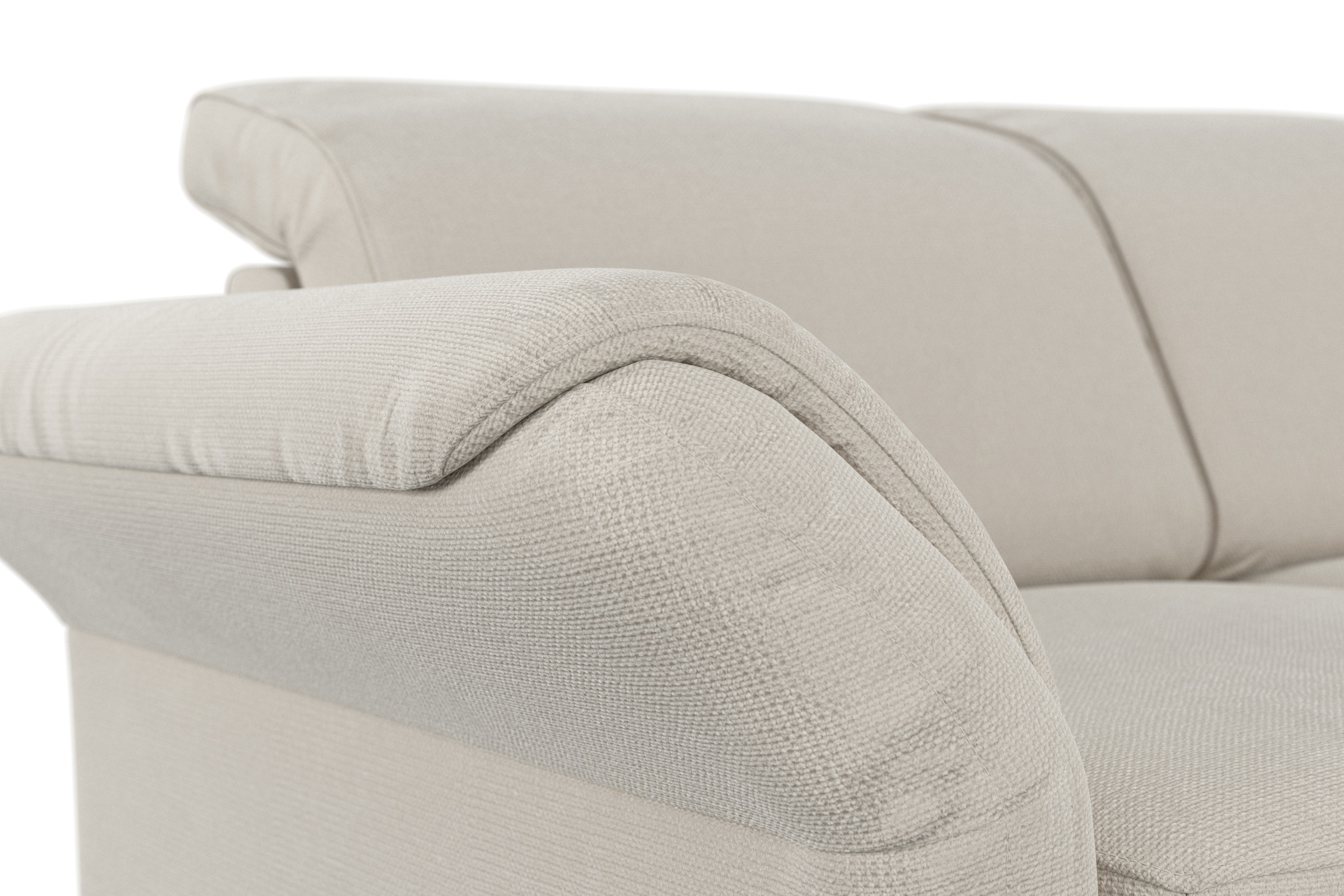 sit&more Ecksofa »Apulia L-Form«, wahlweise Bettfunktion, Bettkasten und Kopf- und Armteilverstellung