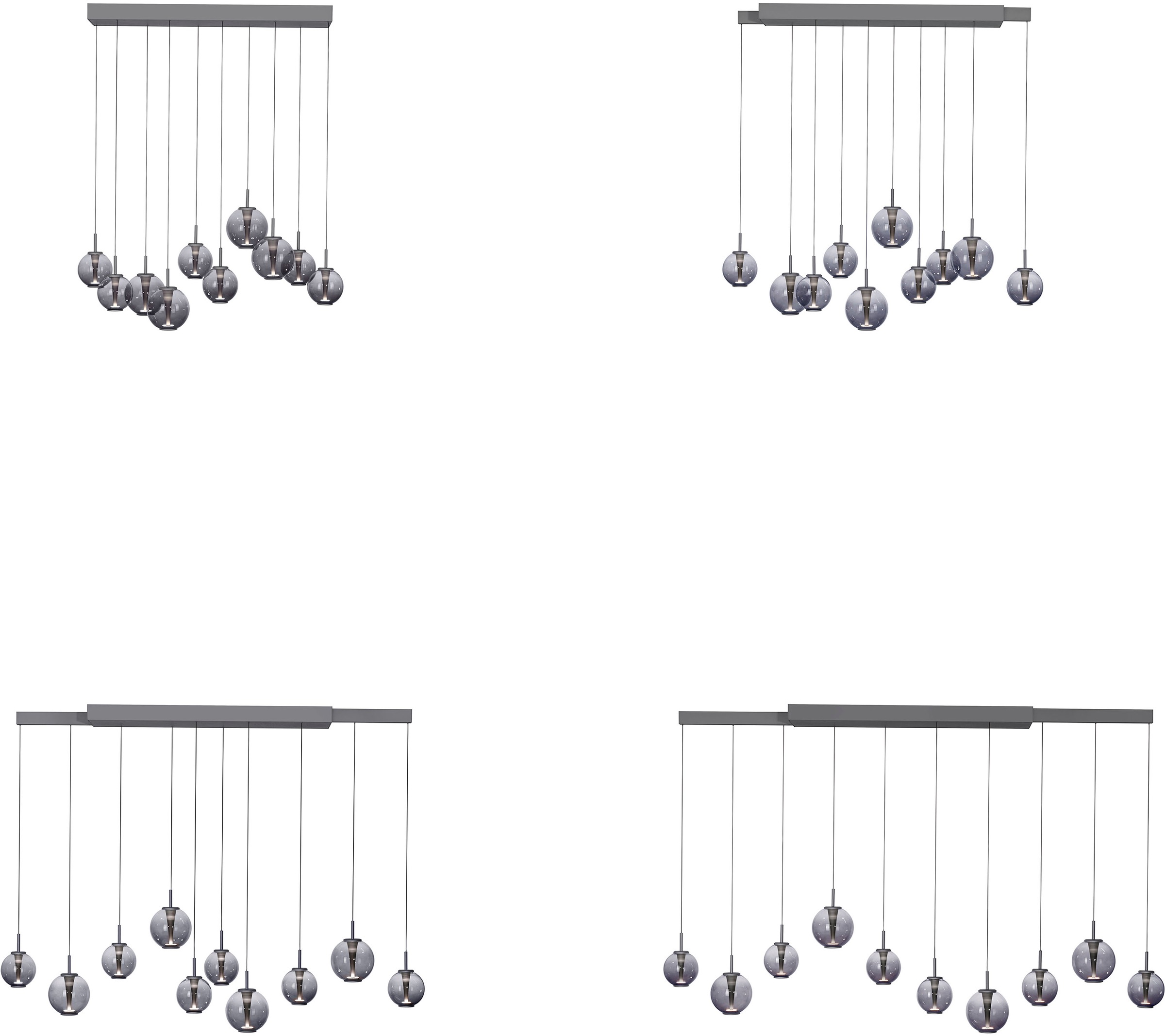Neuhaus PURE LED Pendelleuchte »PURE E-Infinity« LED-Board 1 Stk. warmweiß - kaltweiß e-SLIDE® Funktion, CCT, dimmbar, Fernbedienung