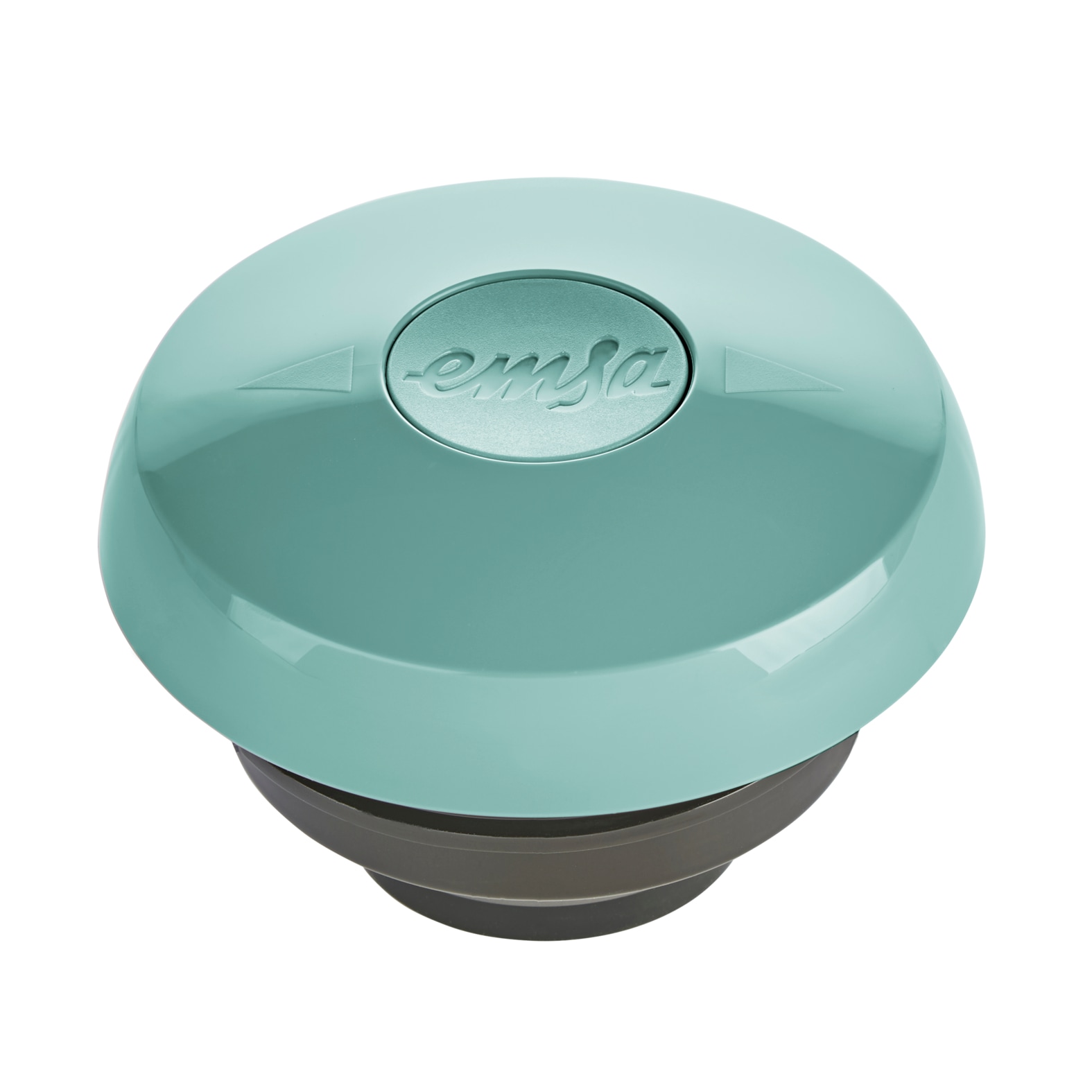 Emsa Isolierkanne »Samba Wave«, 1 l, Made in Germany, 12h warm/24h kalt, Quick-Press-Deckel, Glaskolben