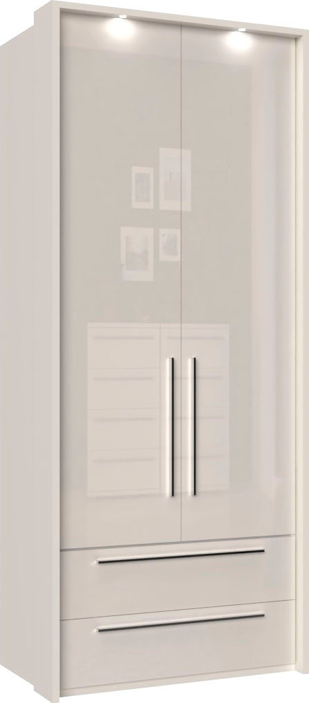 OTTO home Drehtürenschrank "Piano, inklusive Rahmen und Beleuchtung, soft-c günstig online kaufen