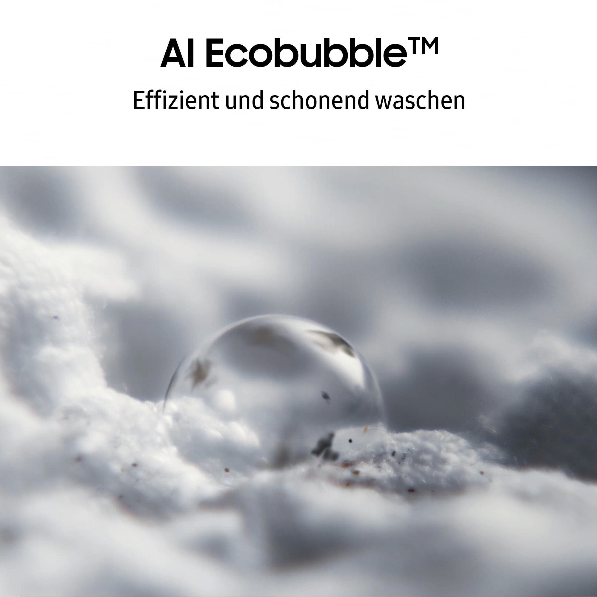 Samsung Waschmaschine »WF90F09C4S«, 9 kg, 1400 U/min, AI Wash mit automatischer Waschmitteldosierung