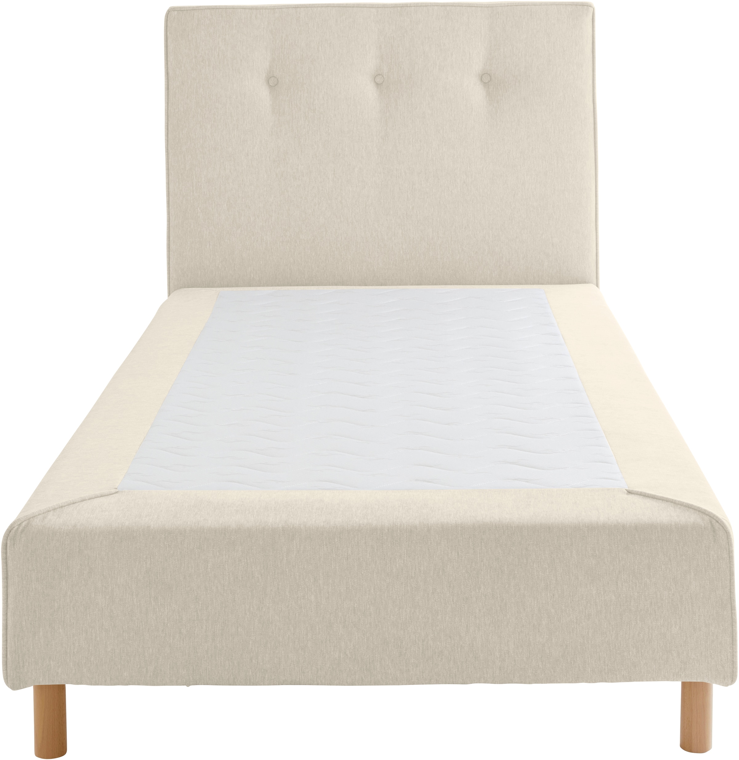 Home affaire Boxspringbett »Heimatblick 100x200cm beliebig erweiterbar zu Doppel- und Familienbett«, Einzelbett, Hotelbett erhältlich in H2,H3 & H4