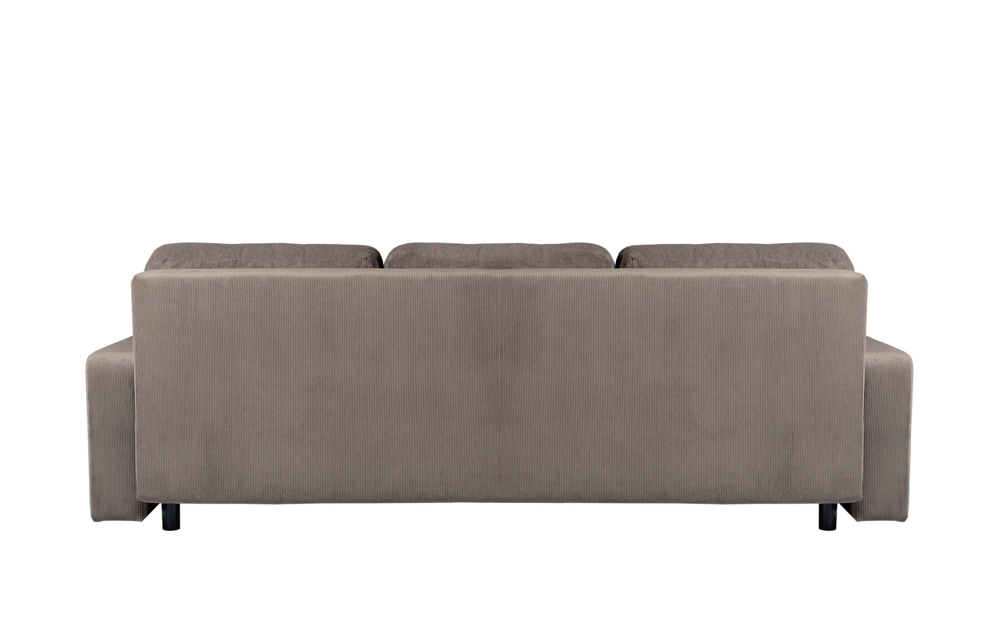 INOSIGN 3-Sitzer »SHERIDIAN Schlafsofa mit Bettkasten, in Feincord & Velvet«, mit Wellenunterfederung, moderne Bezüge, B/H/T 225/94/80