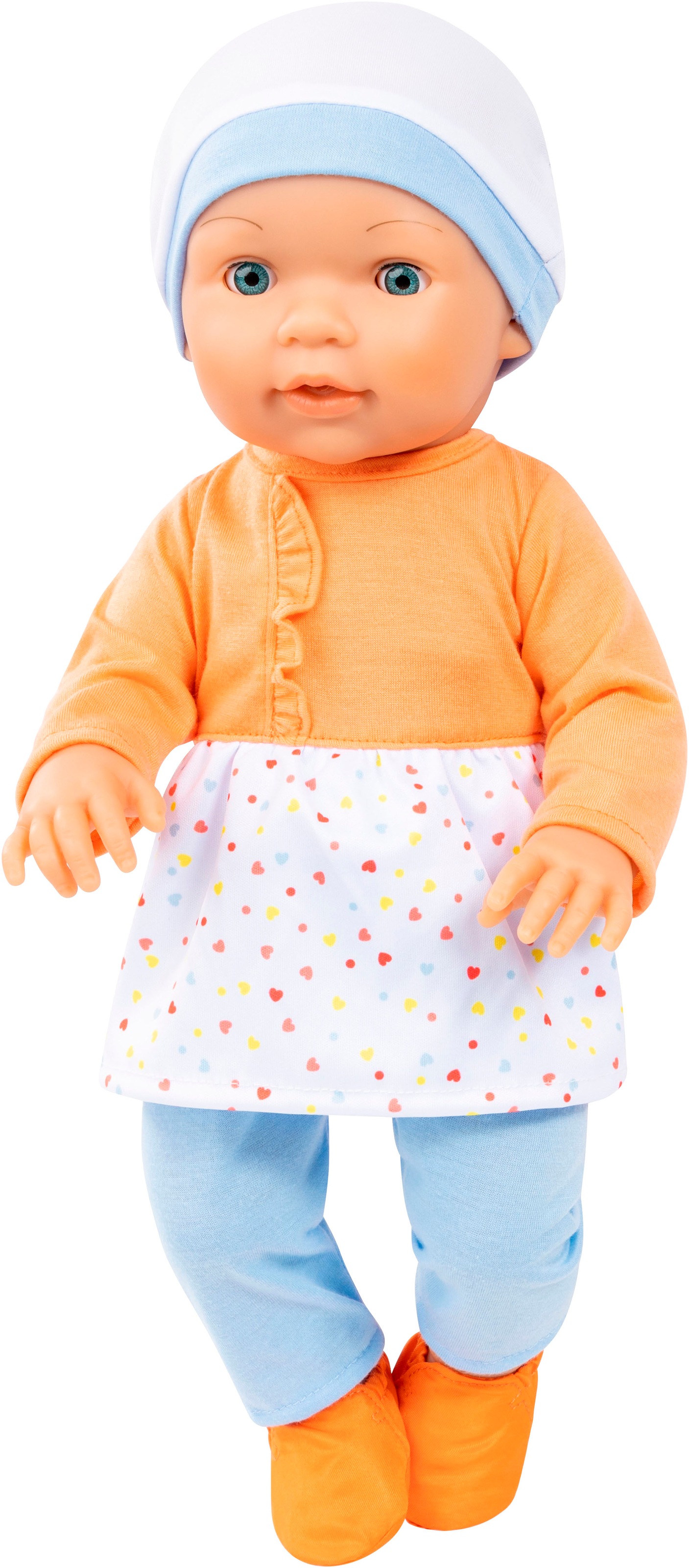 Bayer Puppenkleidung »Kleid/Hose orange«, (Set, 5 tlg.)