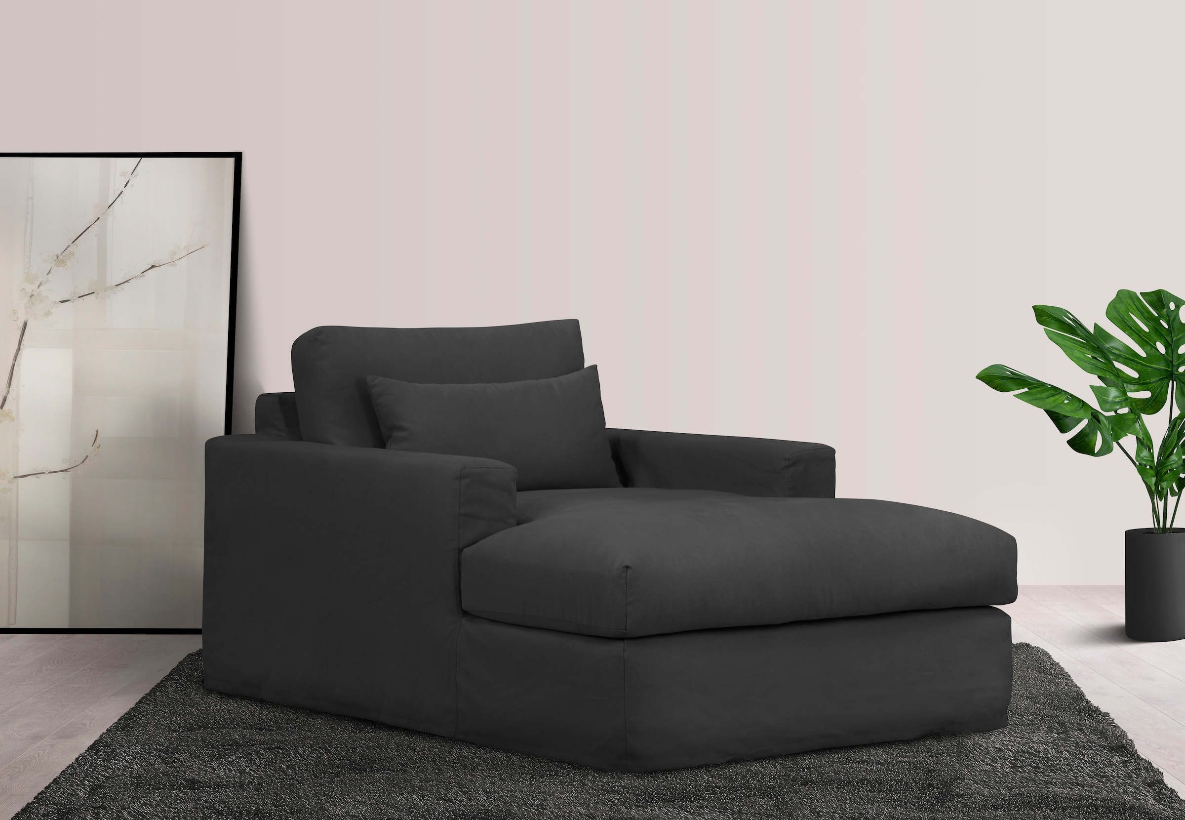 LeGer Home by Lena Gercke Loveseat "Sölve Loungesessel, Sessel", mit optisc günstig online kaufen