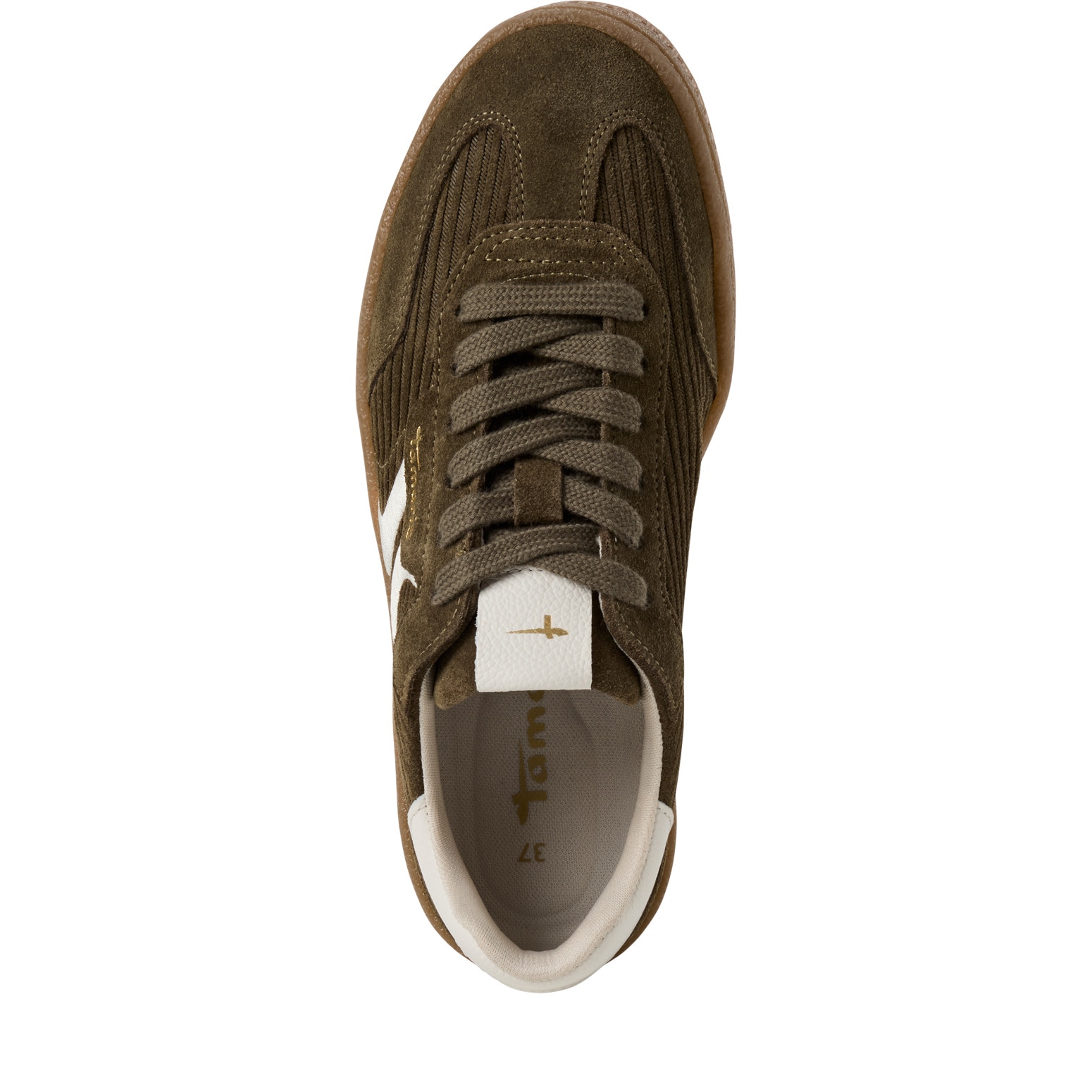 Tamaris Plateausneaker, Freizeitschuh, Halbschuh, Schnürschuh mit gepolstertem Schaftrand
