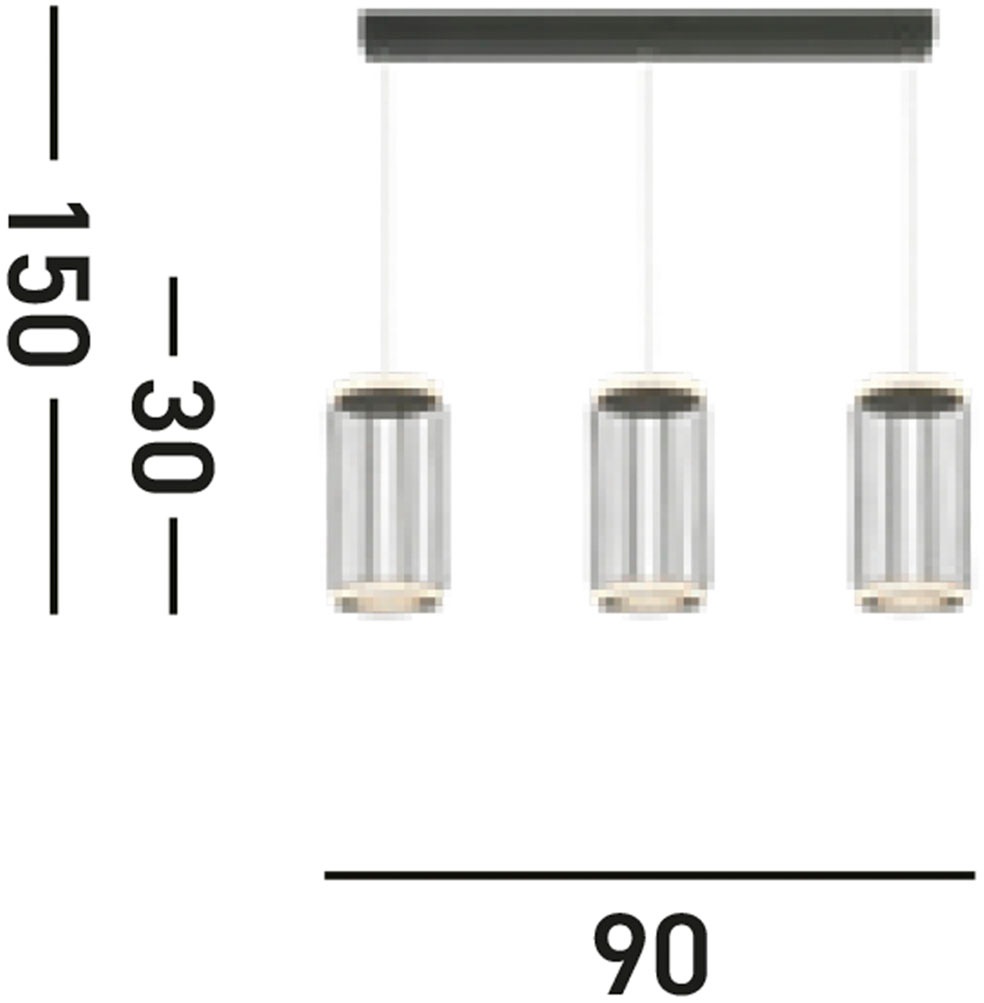 Searchlight LED-Hängeleuchte »Hängeleuchte Circolo, 1-flammig«, 1 flammig, Leuchtmittel LED-Modul | LED fest integriert, Elegante Optik