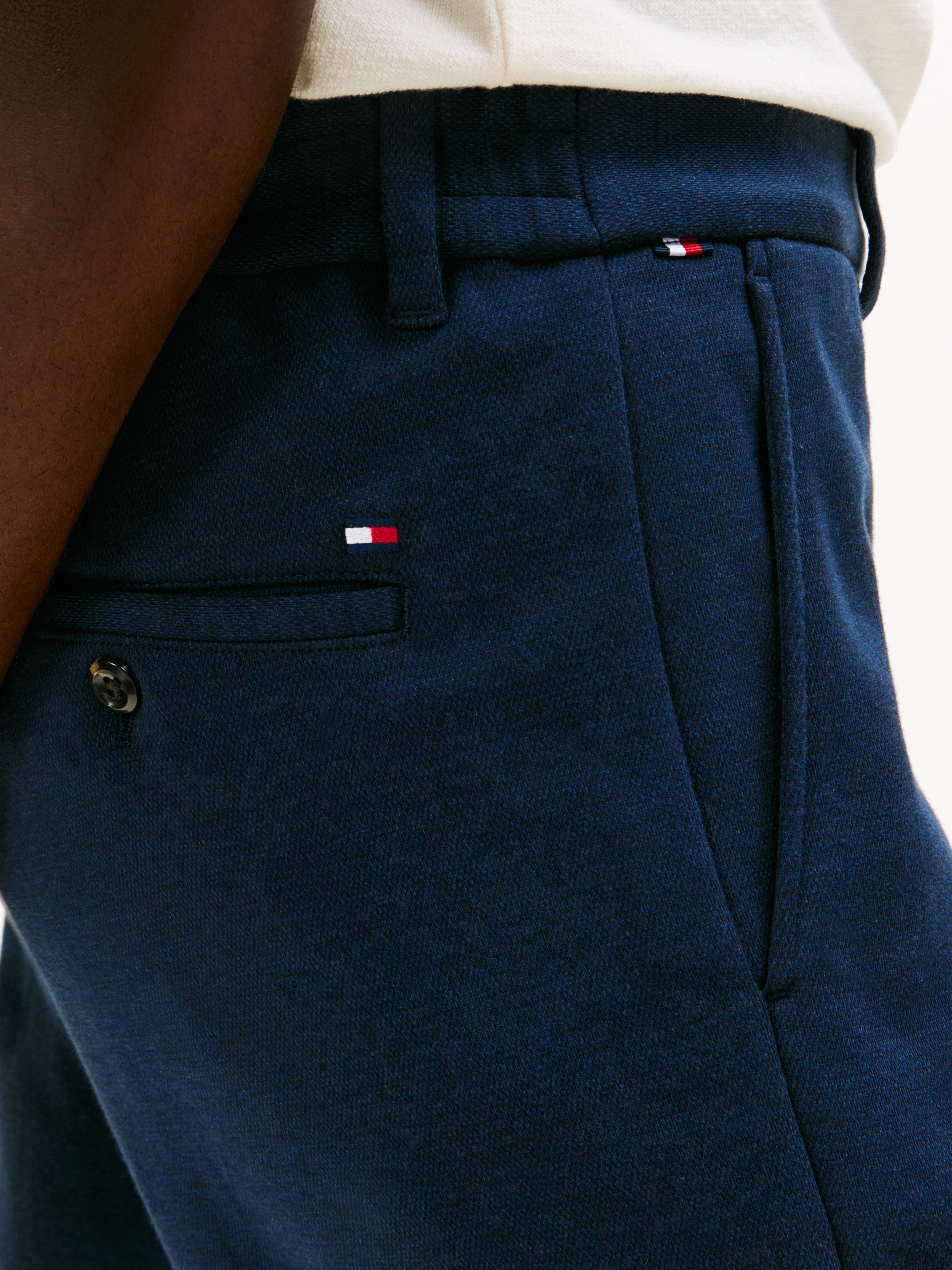 Tommy Hilfiger Stoffhose »HARLEM TWO TONE«  Pique, tapered fit