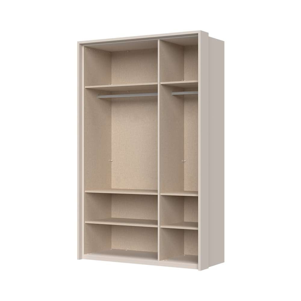Places of Style Drehtürenschrank »Opera mit oder ohne Kranz inkl. LED-Beleuchtung, B: 92,137 oder 182 cm«, UV lackiert, Soft Close Funktion, Höhenverstellbare Füße
