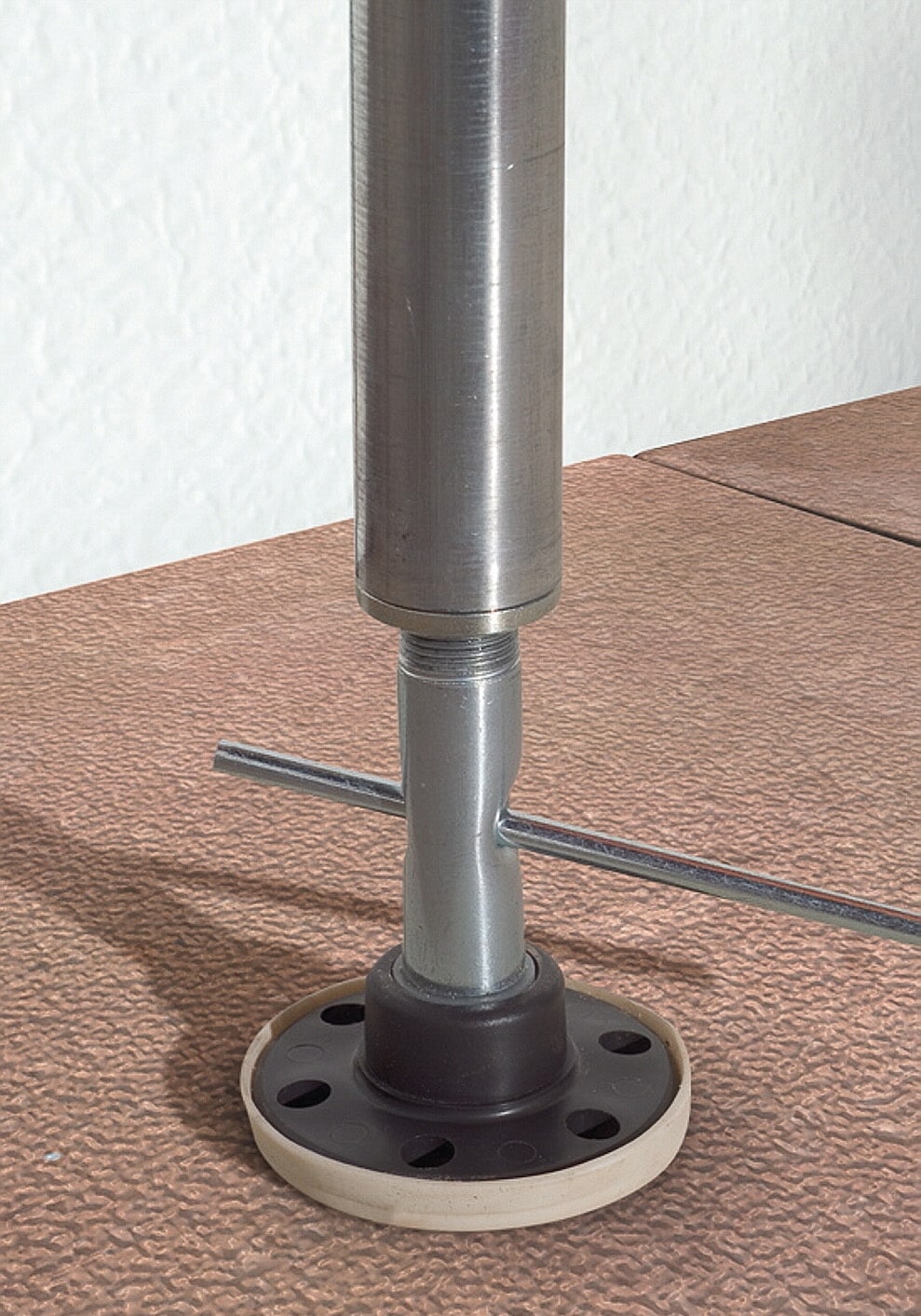 Angerer Freizeitmöbel Klemmmarkise, weinrot-weiß, Ausfall: 150 cm, versch. Breiten