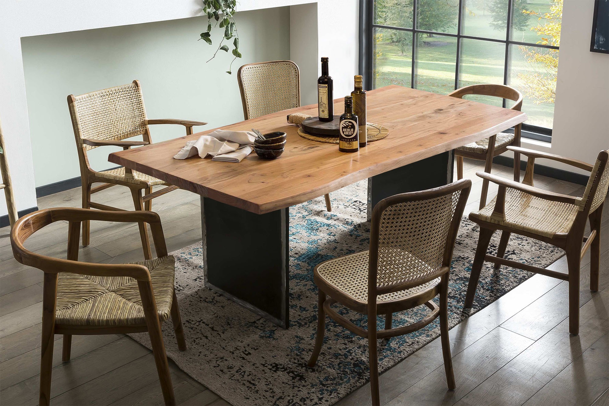 INOSIGN Baumkantentisch 1 Stk. tlg. gebeizt, lackiert und gewachst günstig online kaufen