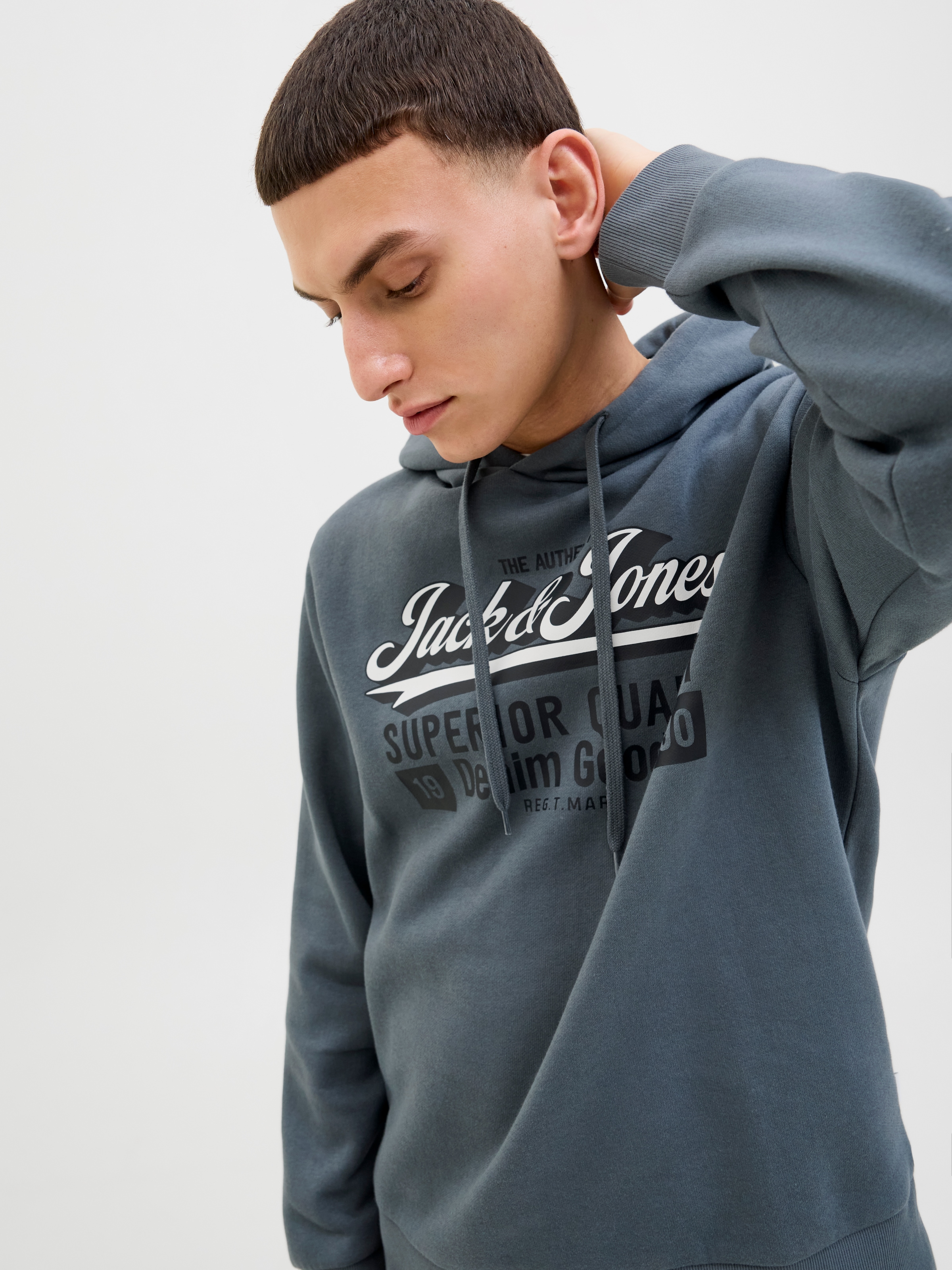Jack & Jones Kapuzensweatshirt »JJELOGO SWEAT HOOD 2 COL 25/26 NOOS«