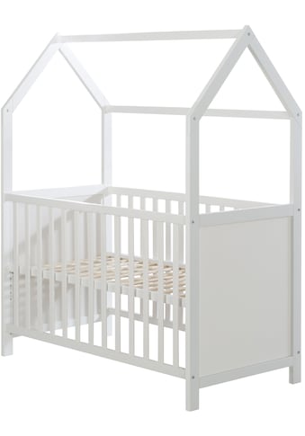 roba® Babybett »Hausbett 60x120, weiß«, FSC®-Holz aus gewissenhaft bewirtschafteten... kaufen